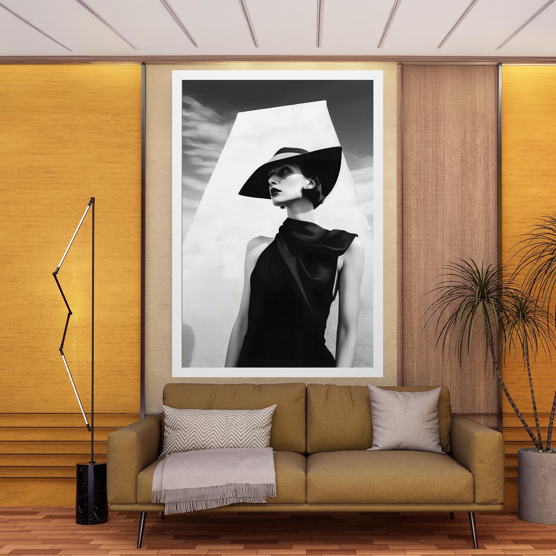 Obraz na Płótnie Modern Fashion Portrait mockup 9