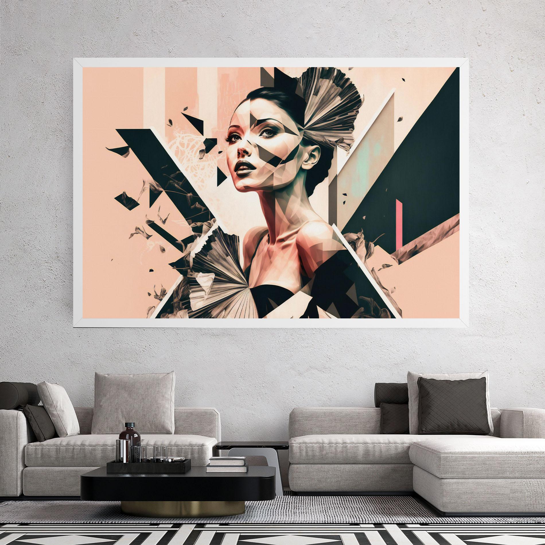 Obraz na Płótnie Fashionista Design mockup 2