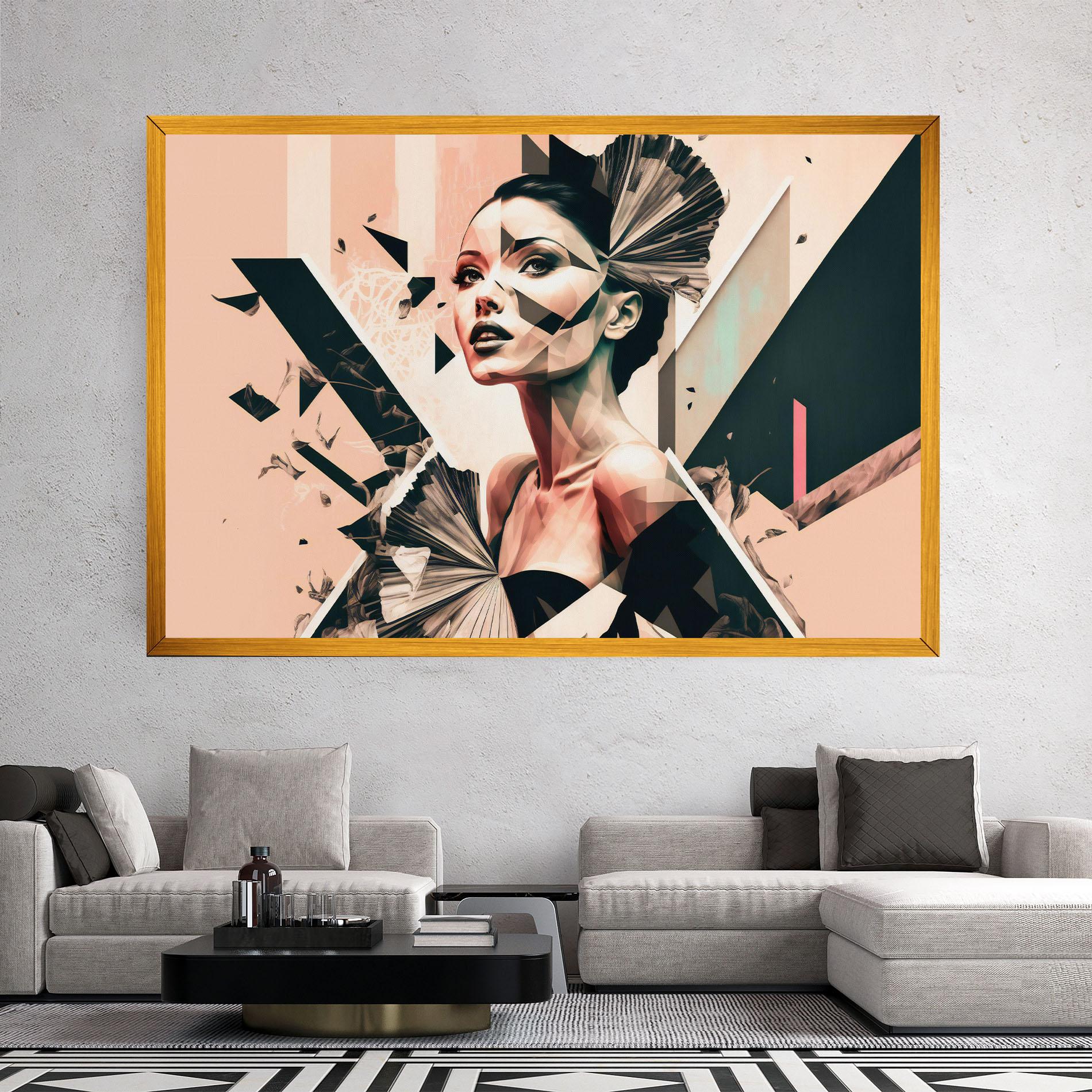 Obraz na Płótnie Fashionista Design mockup 2