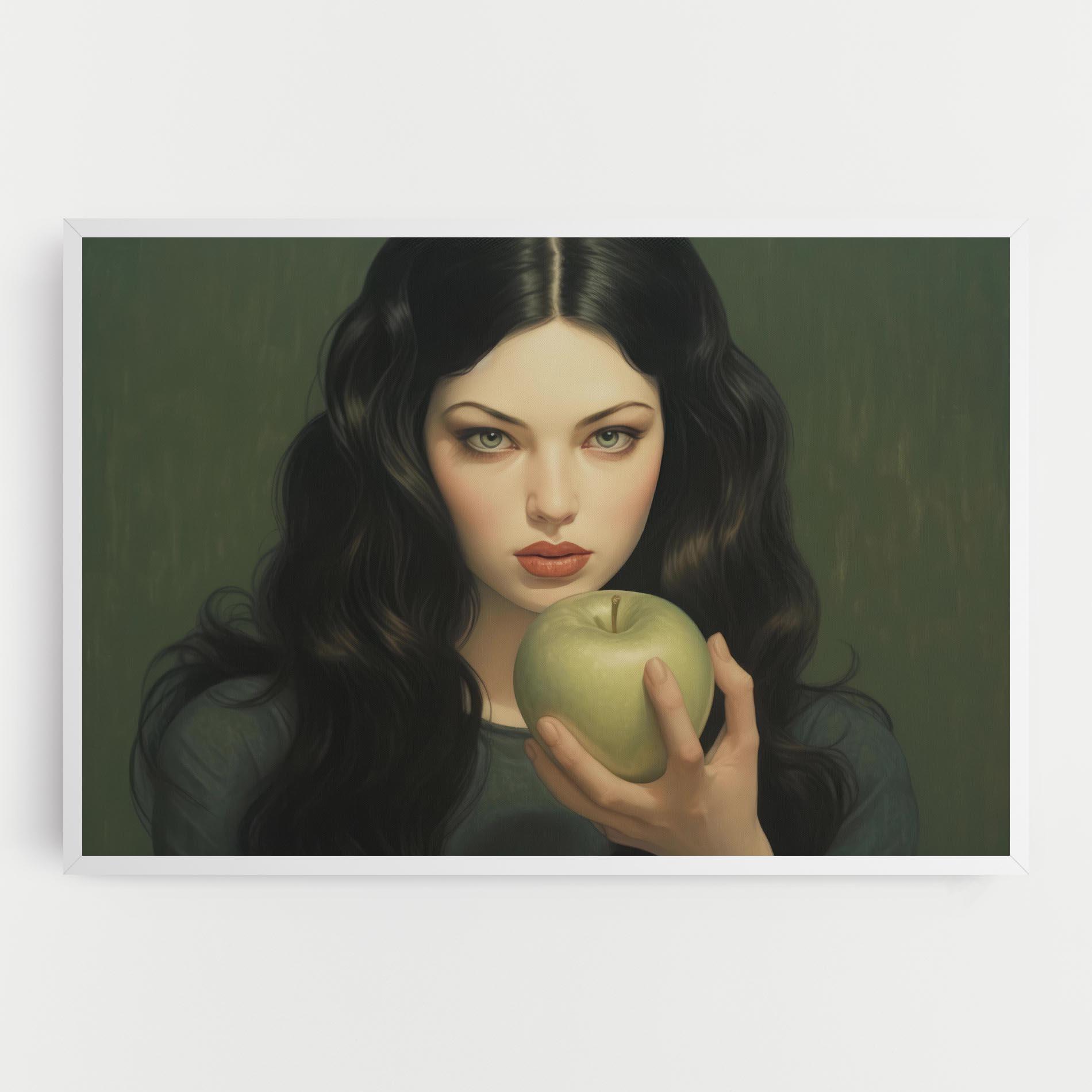 Obraz na Płótnie Green Apple Painting mockup 0