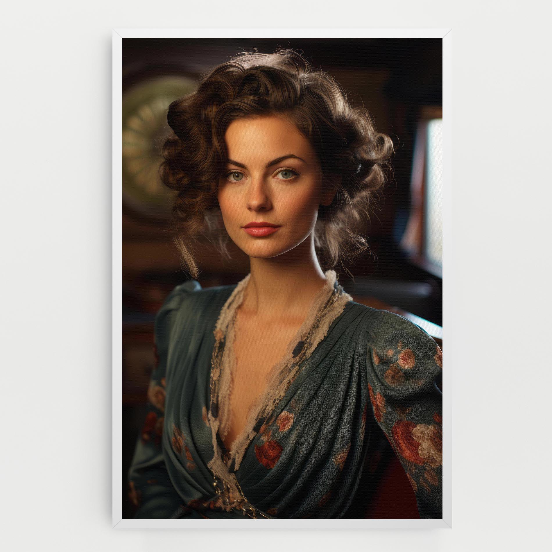 Obraz na Płótnie Pink Flowers Dress mockup 0