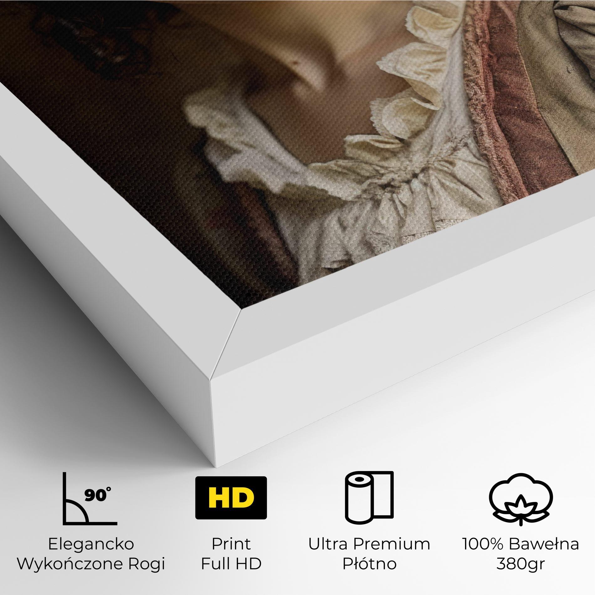 Obraz na Płótnie Light Green Dress mockup 4