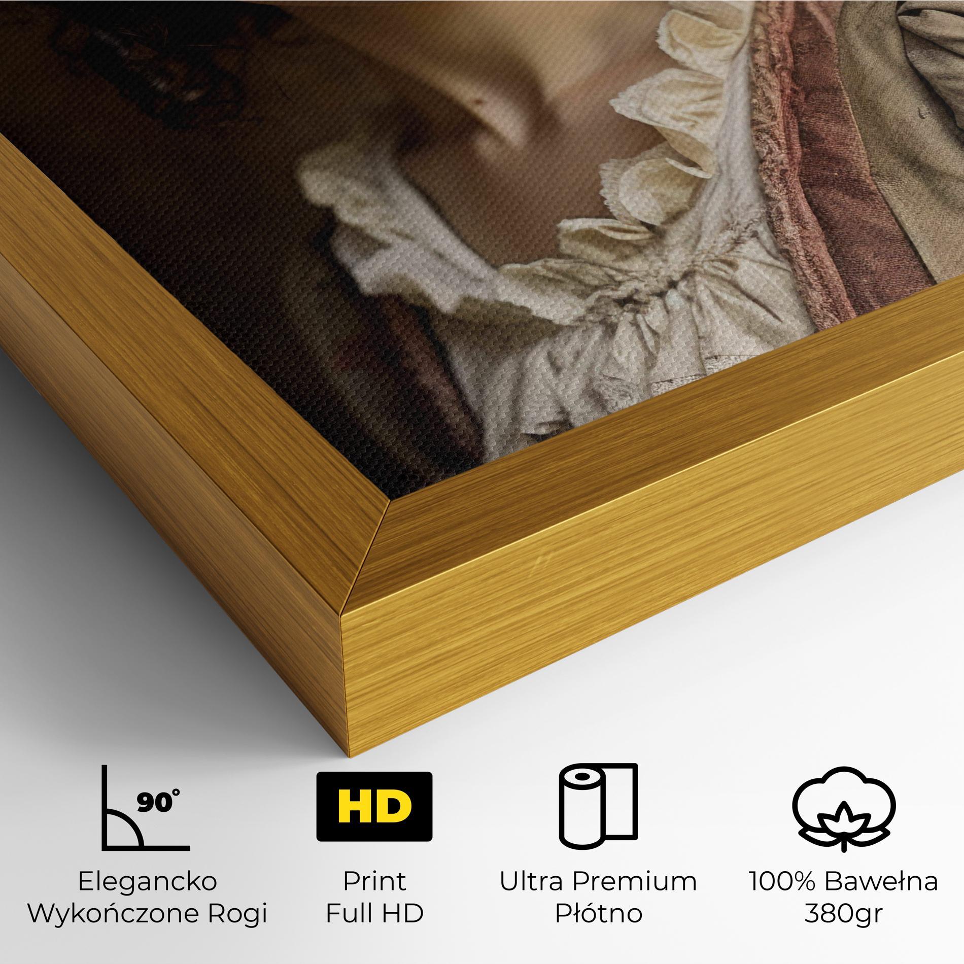 Obraz na Płótnie Light Green Dress mockup 4