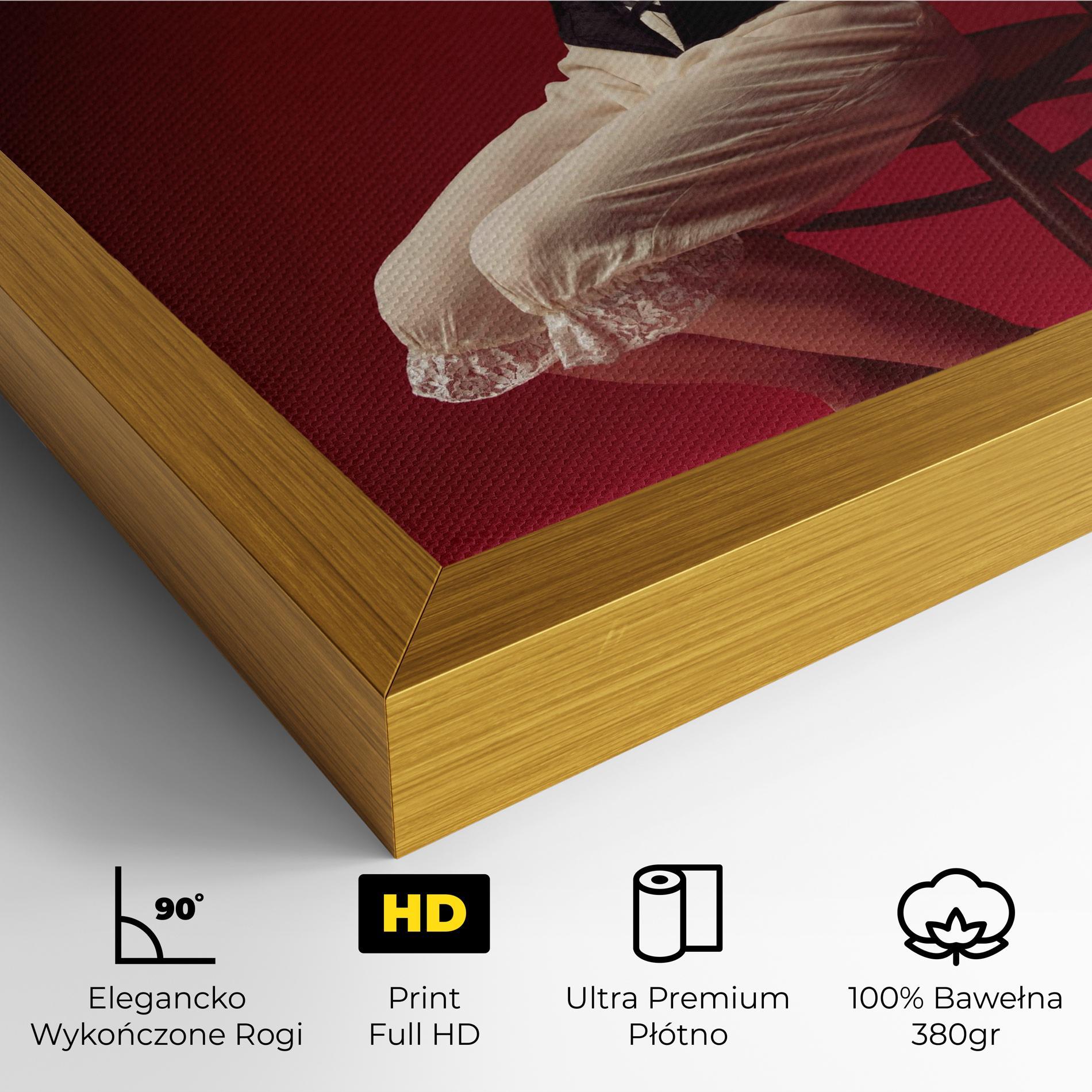 Obraz na Płótnie Medieval Redhead Woman mockup 4