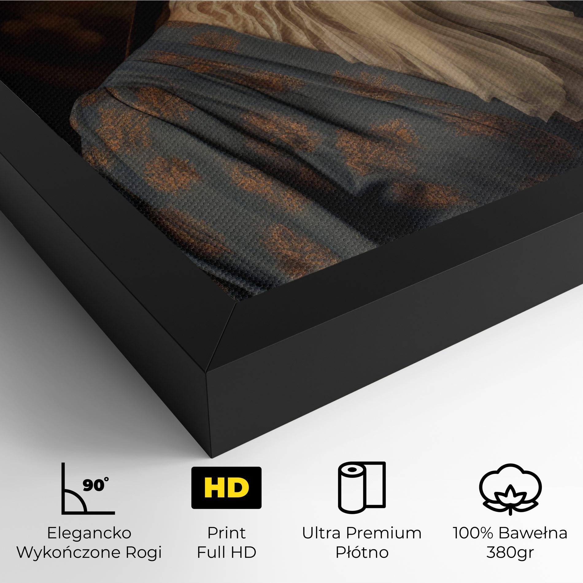 Obraz na Płótnie Vintage Blue Dress mockup 4