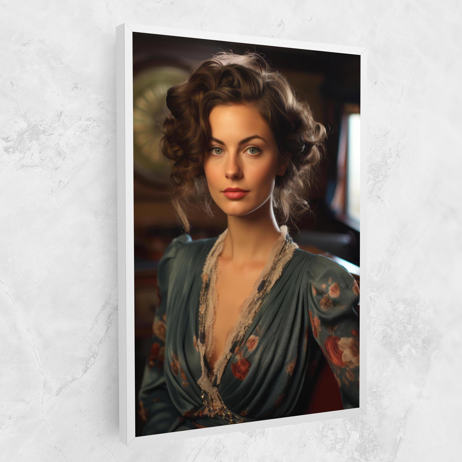 Obraz na Płótnie Pink Flowers Dress mockup 1