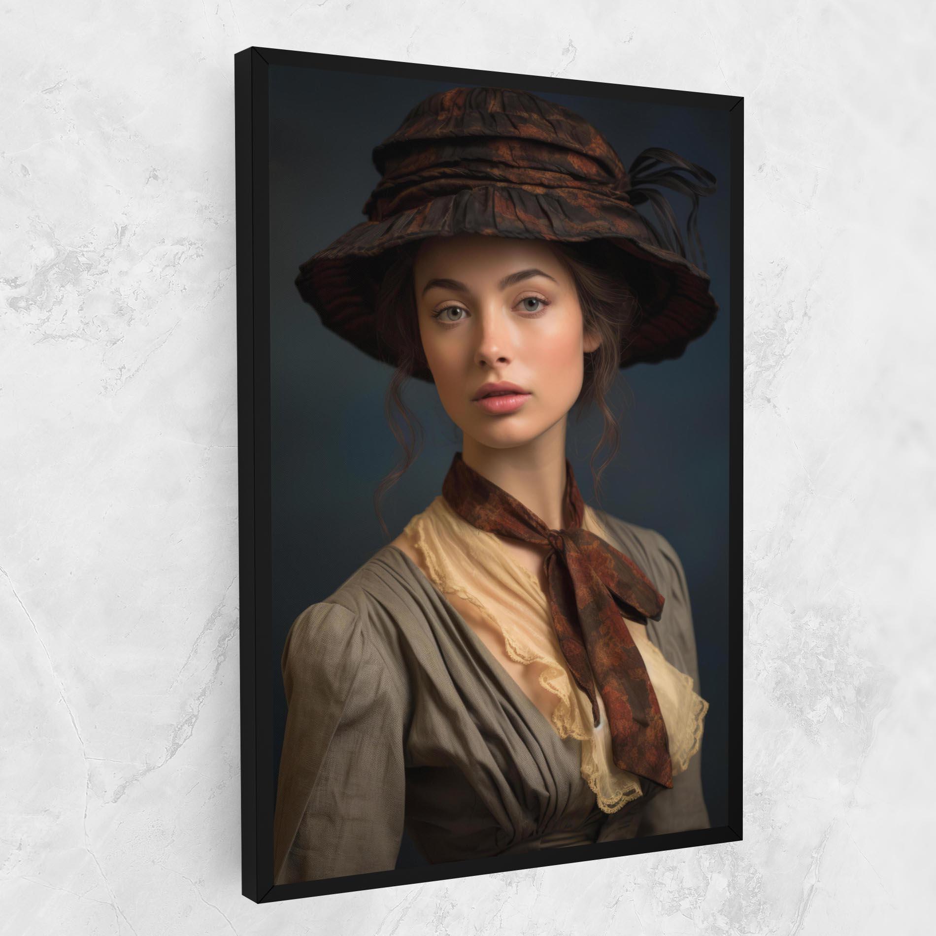 Obraz na Płótnie Brown Vintage Hat mockup 1