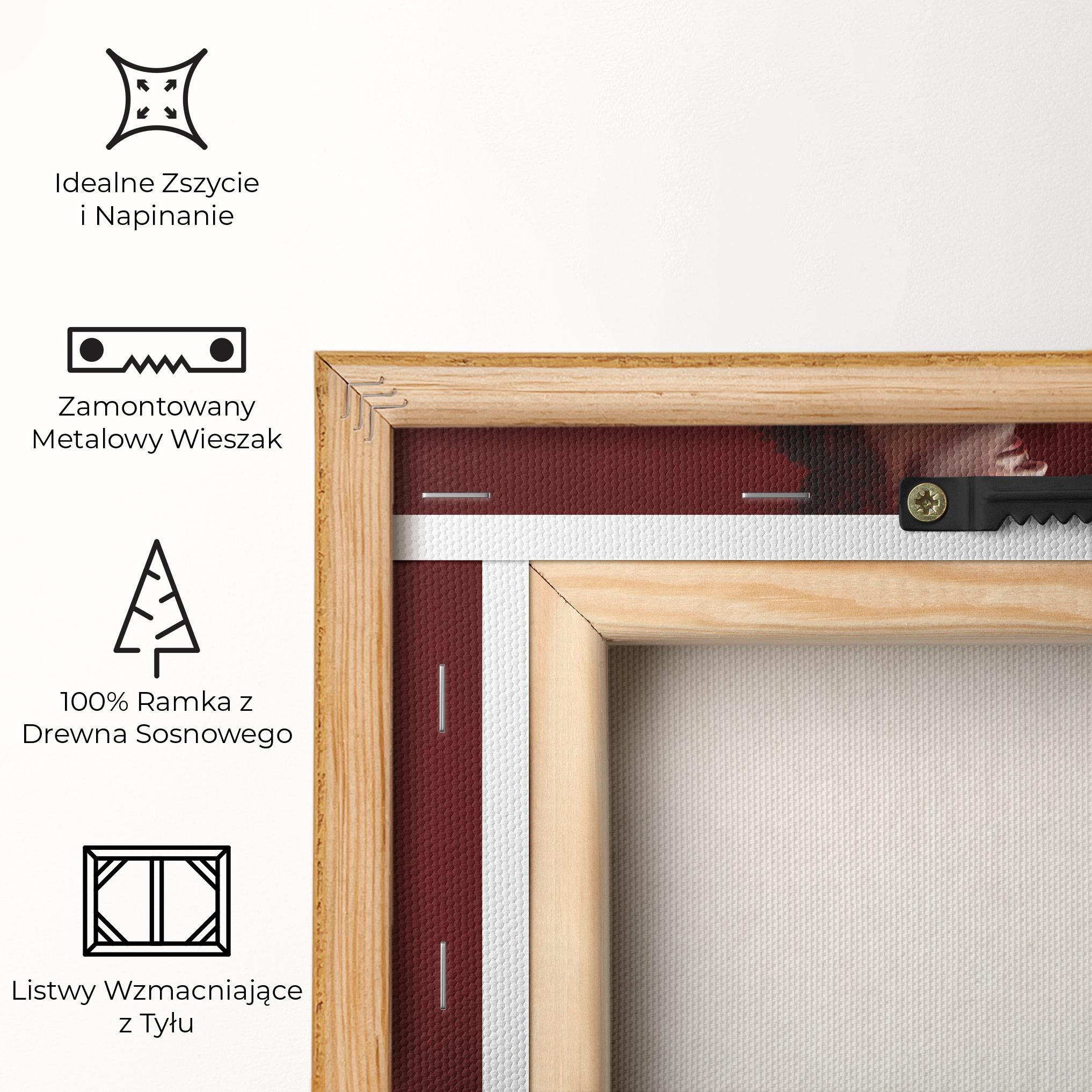 Obraz na Płótnie Medieval Redhead Woman mockup 5