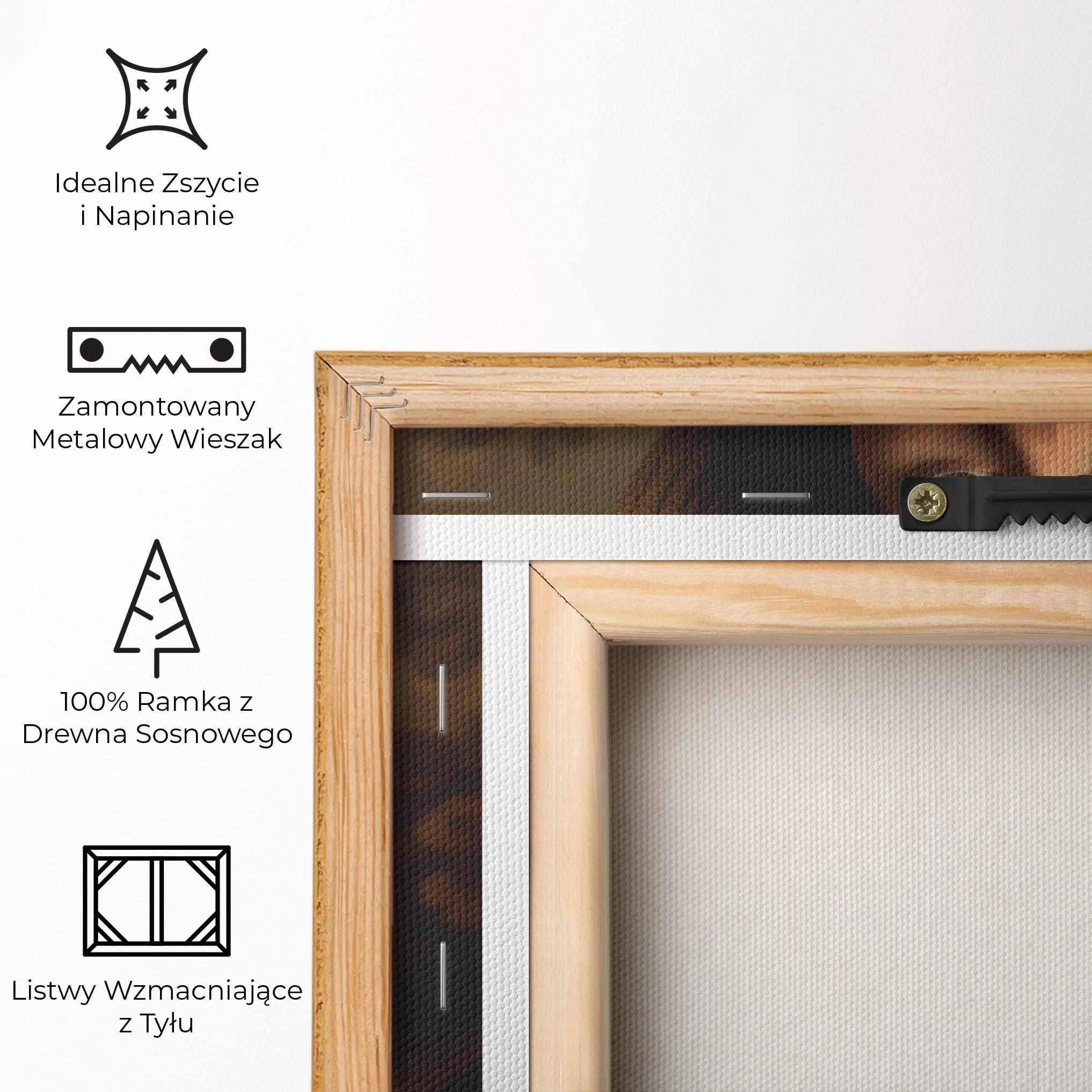 Obraz na Płótnie Vintage Blue Dress mockup 5