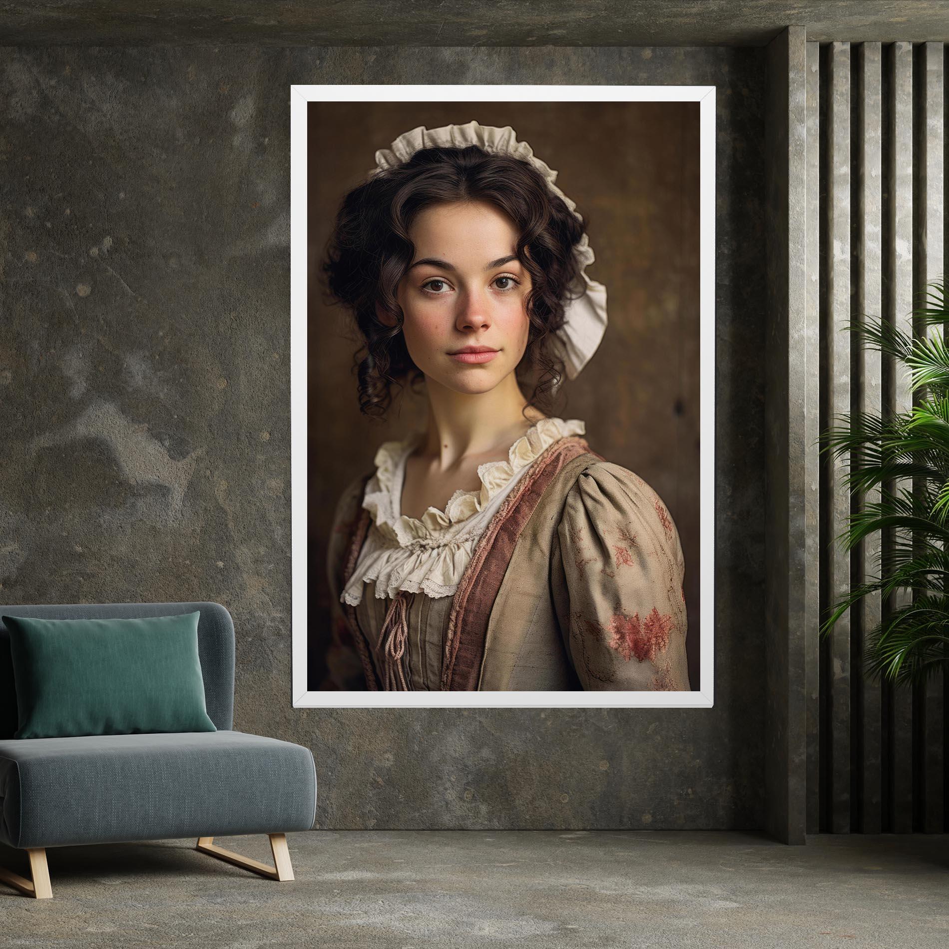 Obraz na Płótnie Light Green Dress mockup 7