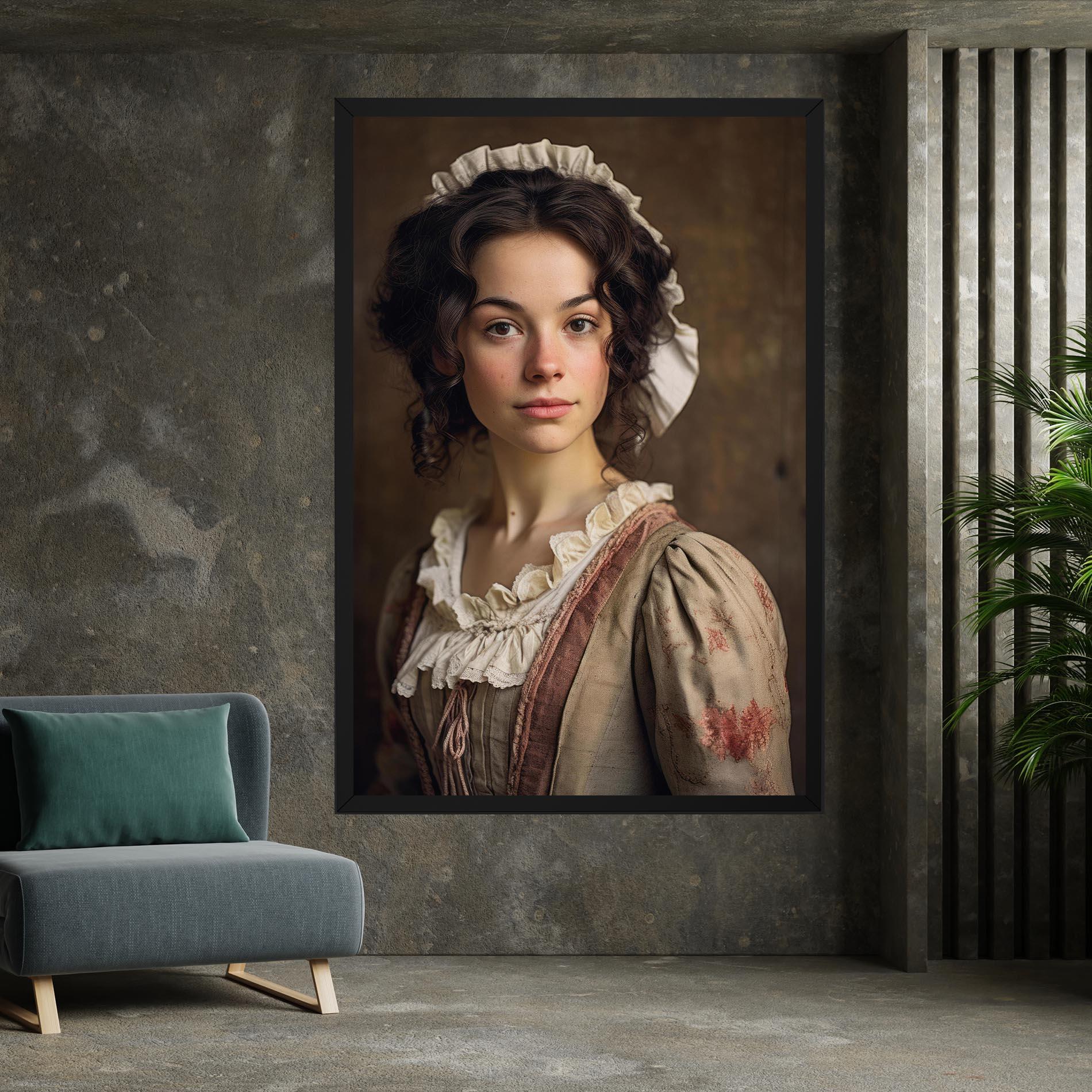 Obraz na Płótnie Light Green Dress mockup 7