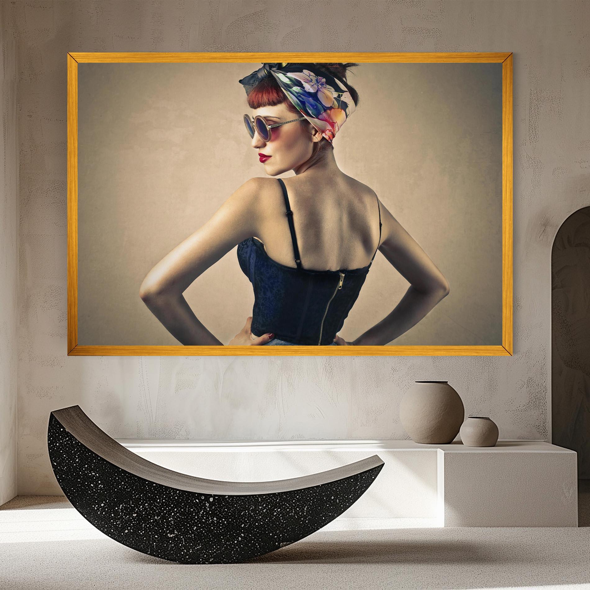 Obraz na Płótnie Pin Up Girl mockup 8