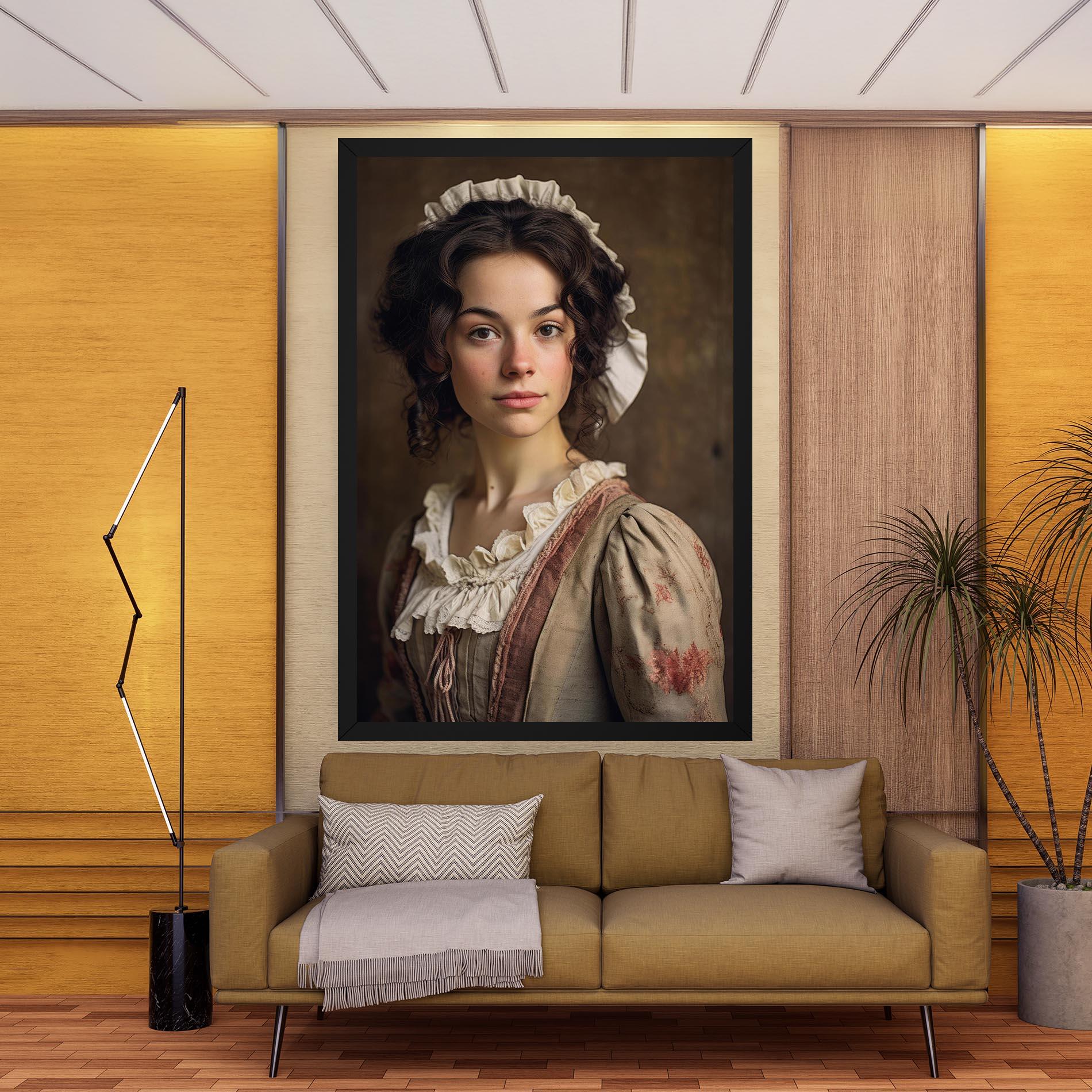 Obraz na Płótnie Light Green Dress mockup 9