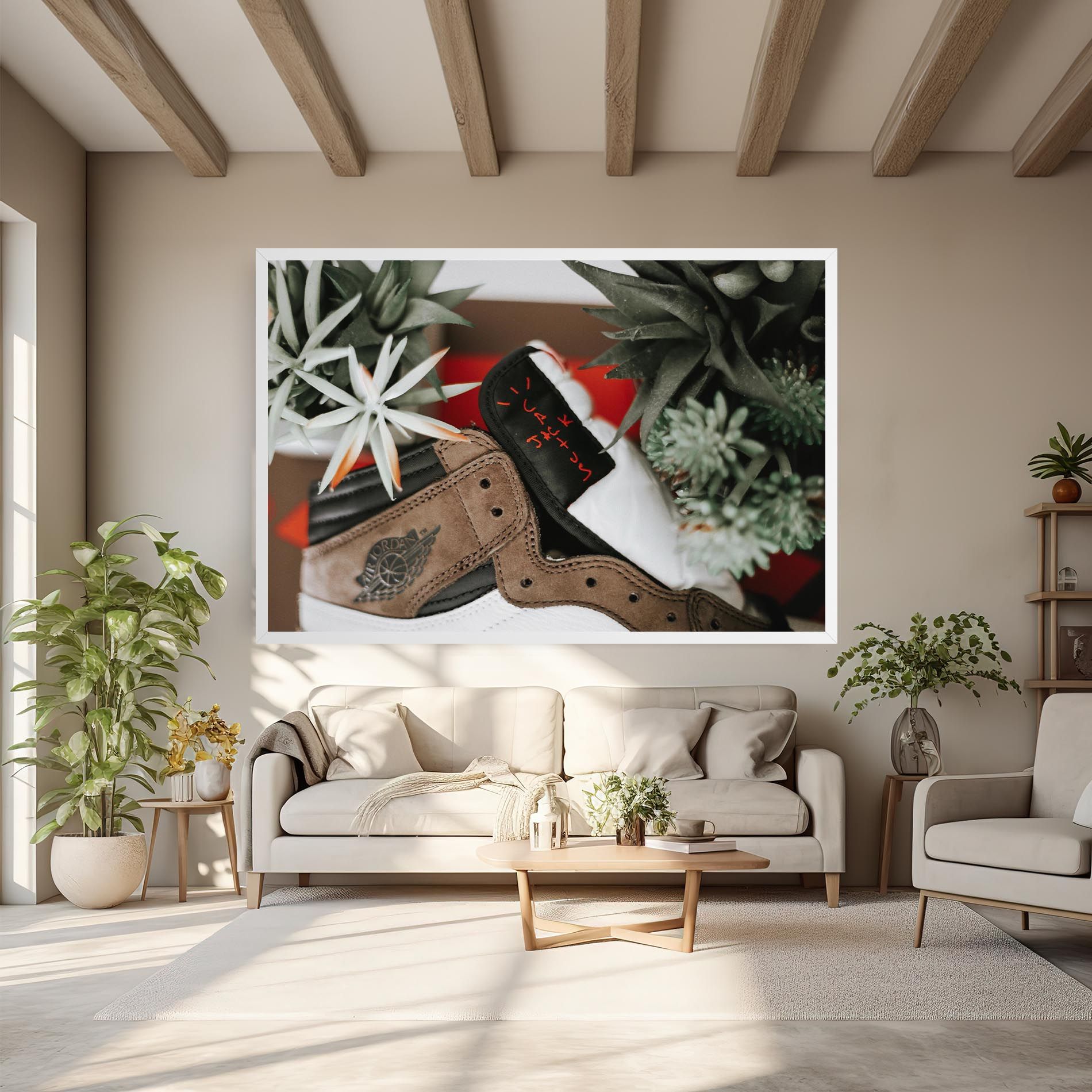 Brown Air Jordan mockup 6