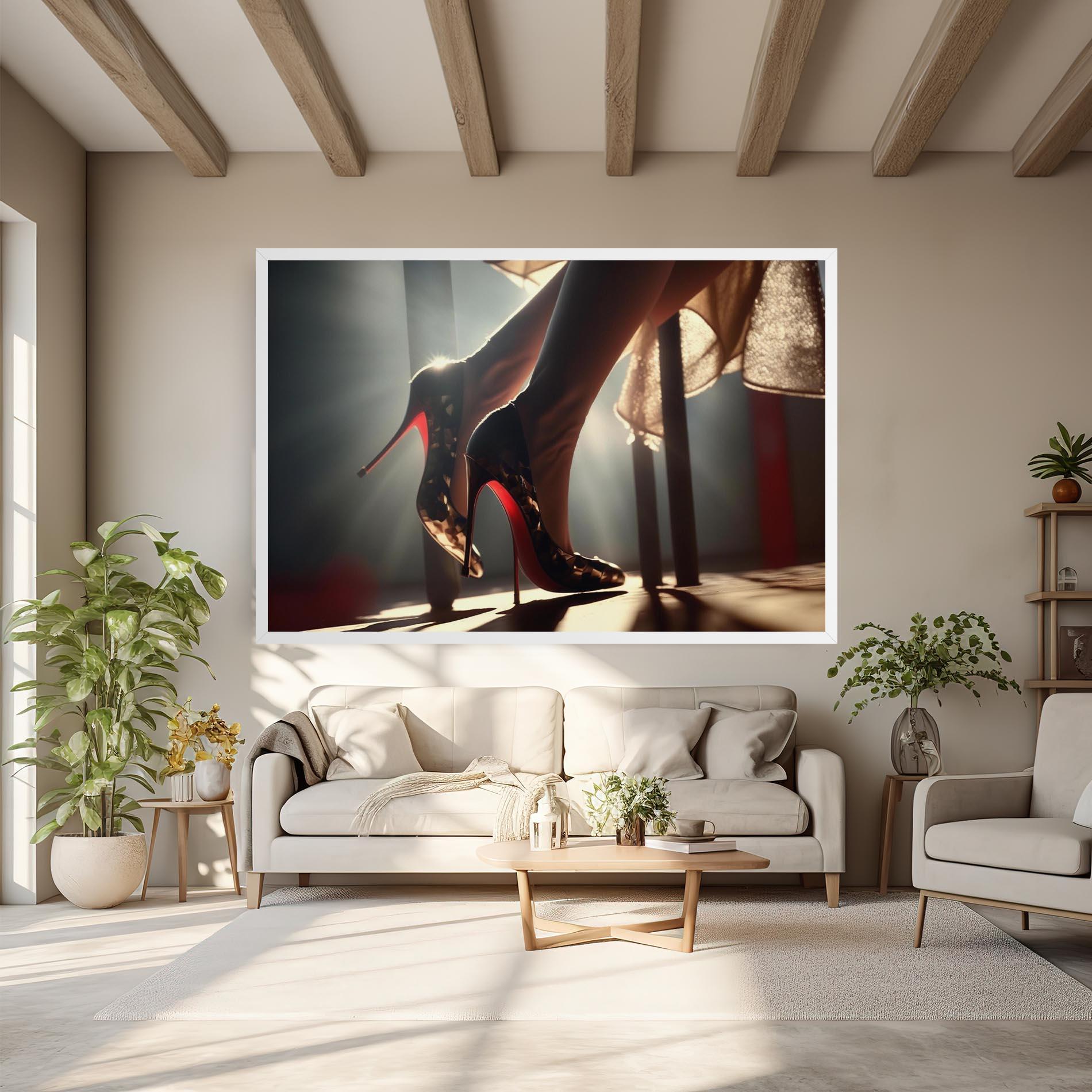 Obraz na Płótnie Heels In The Sun mockup 6