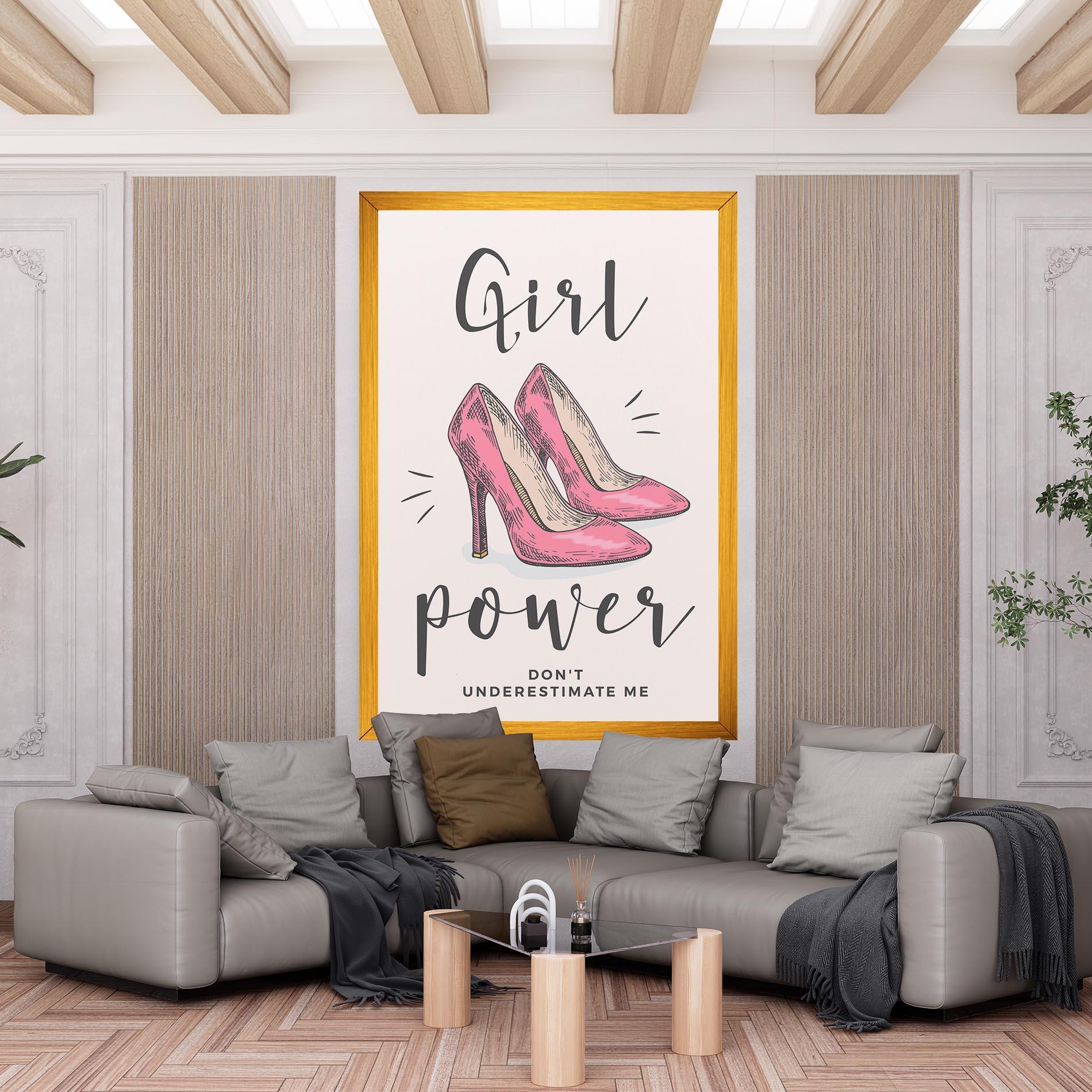 Obraz na Płótnie Girl Power mockup 6