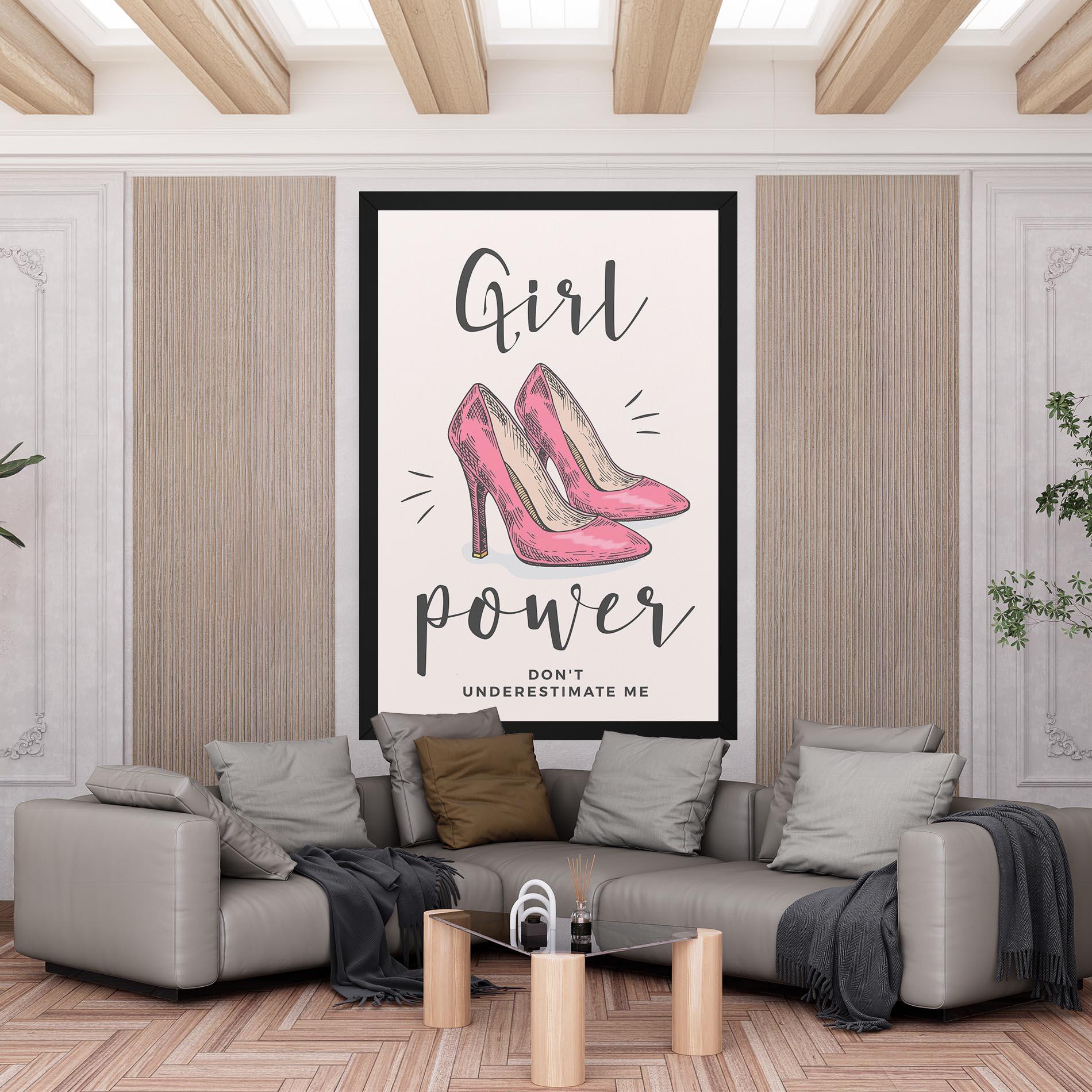 Obraz na Płótnie Girl Power mockup 6