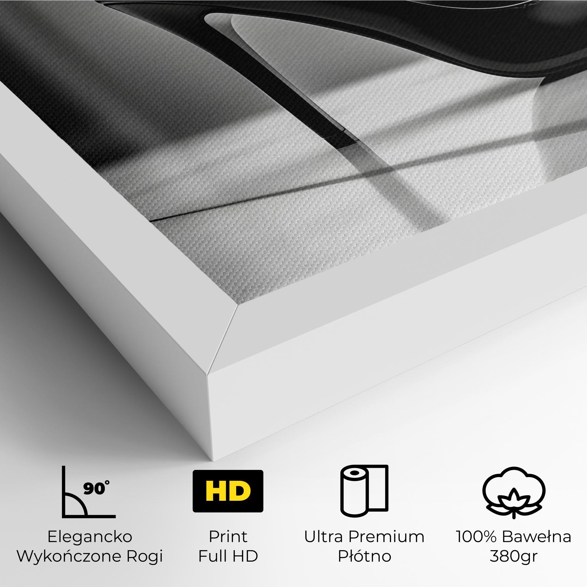 Obraz na Płótnie Black Unique Design mockup 4