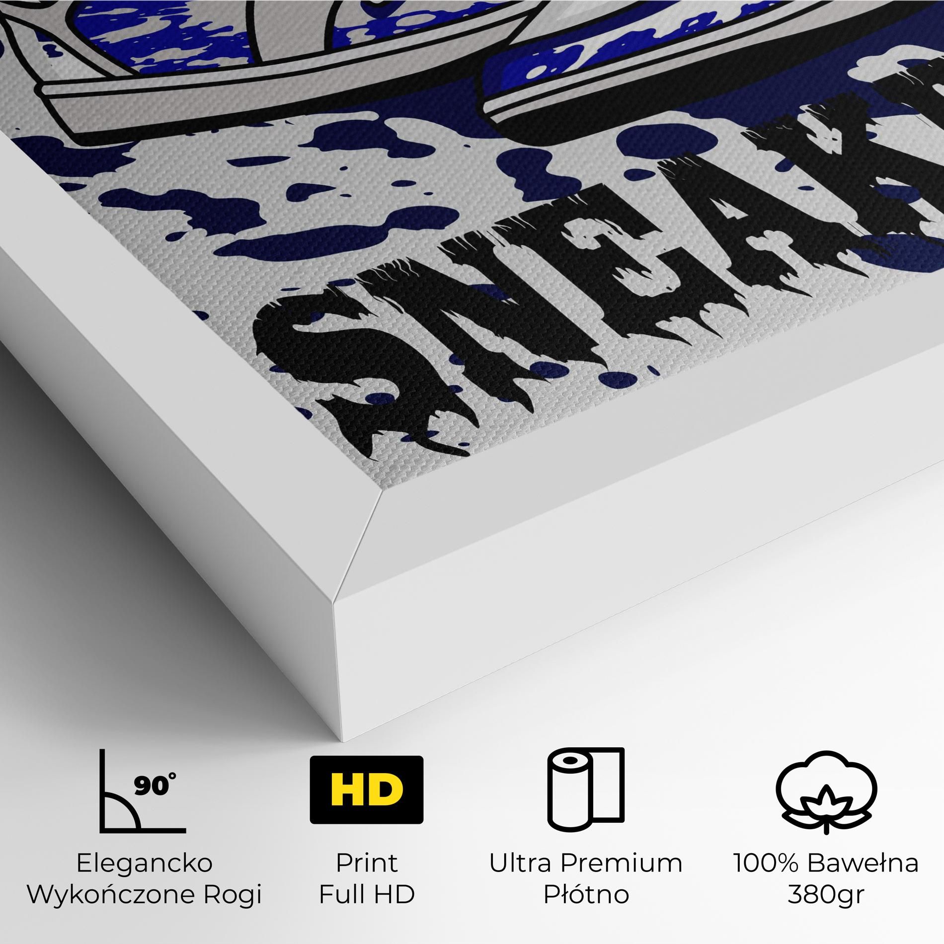 Dark Blue Sneakers mockup 4