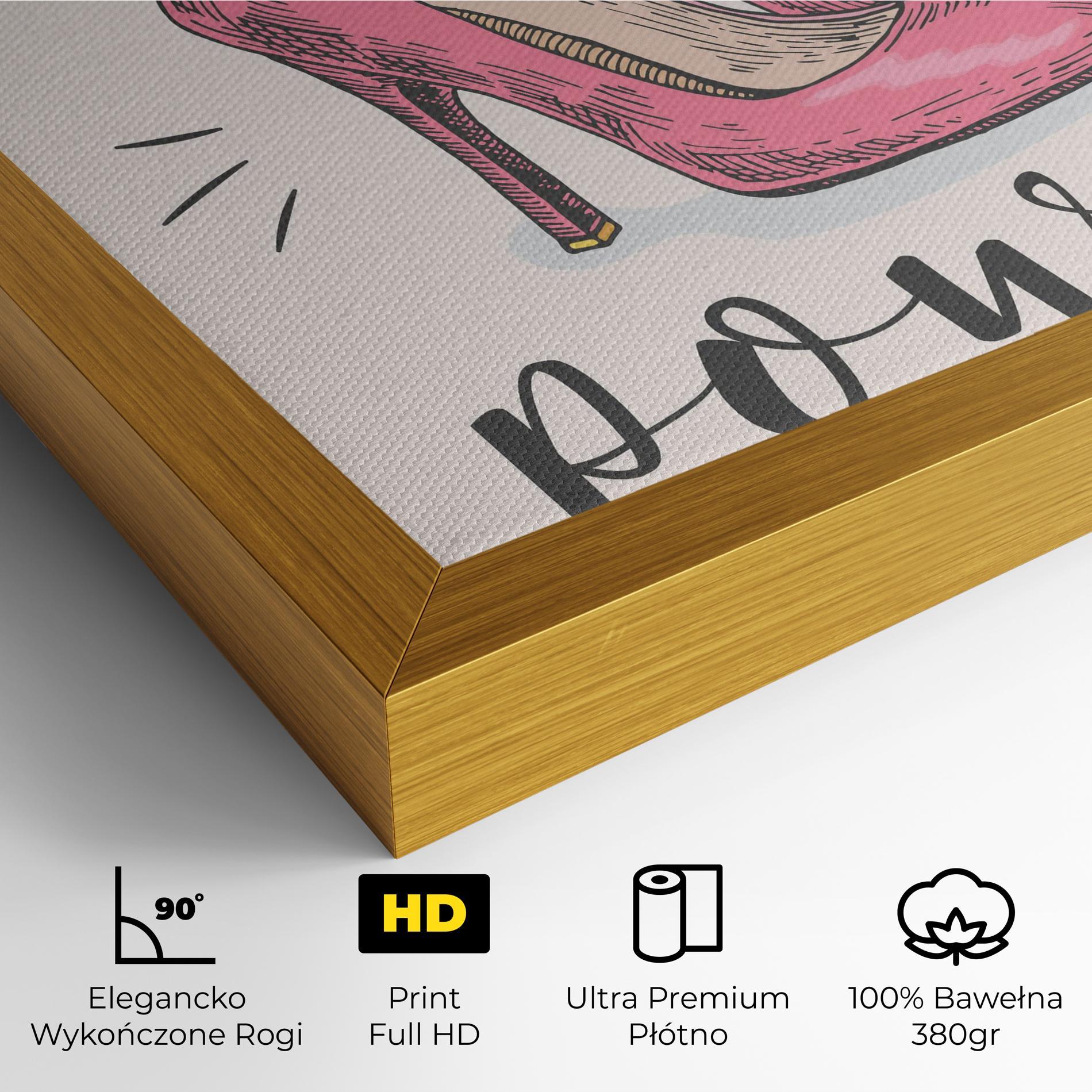 Obraz na Płótnie Girl Power mockup 4