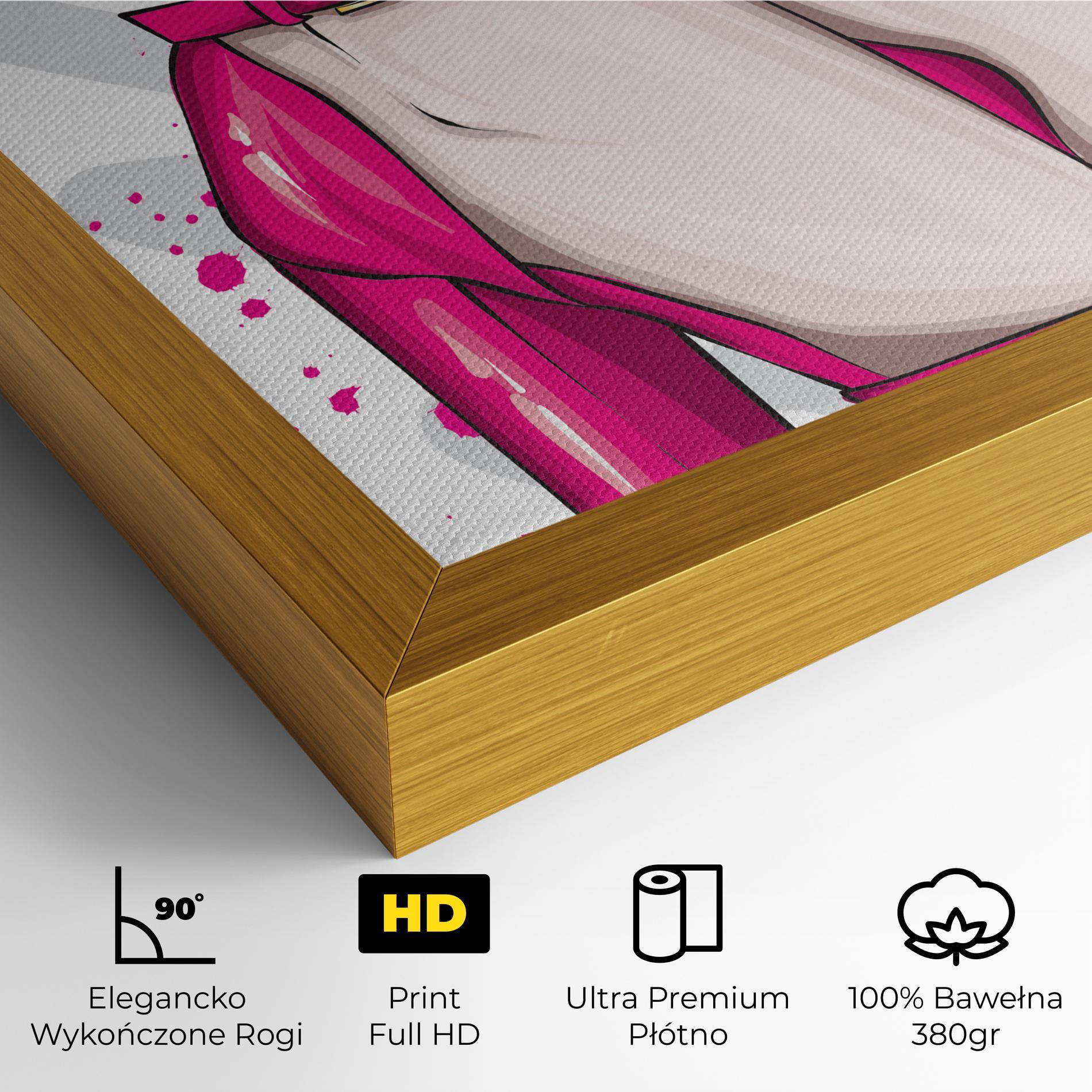 Obraz na Płótnie Green Nails mockup 4