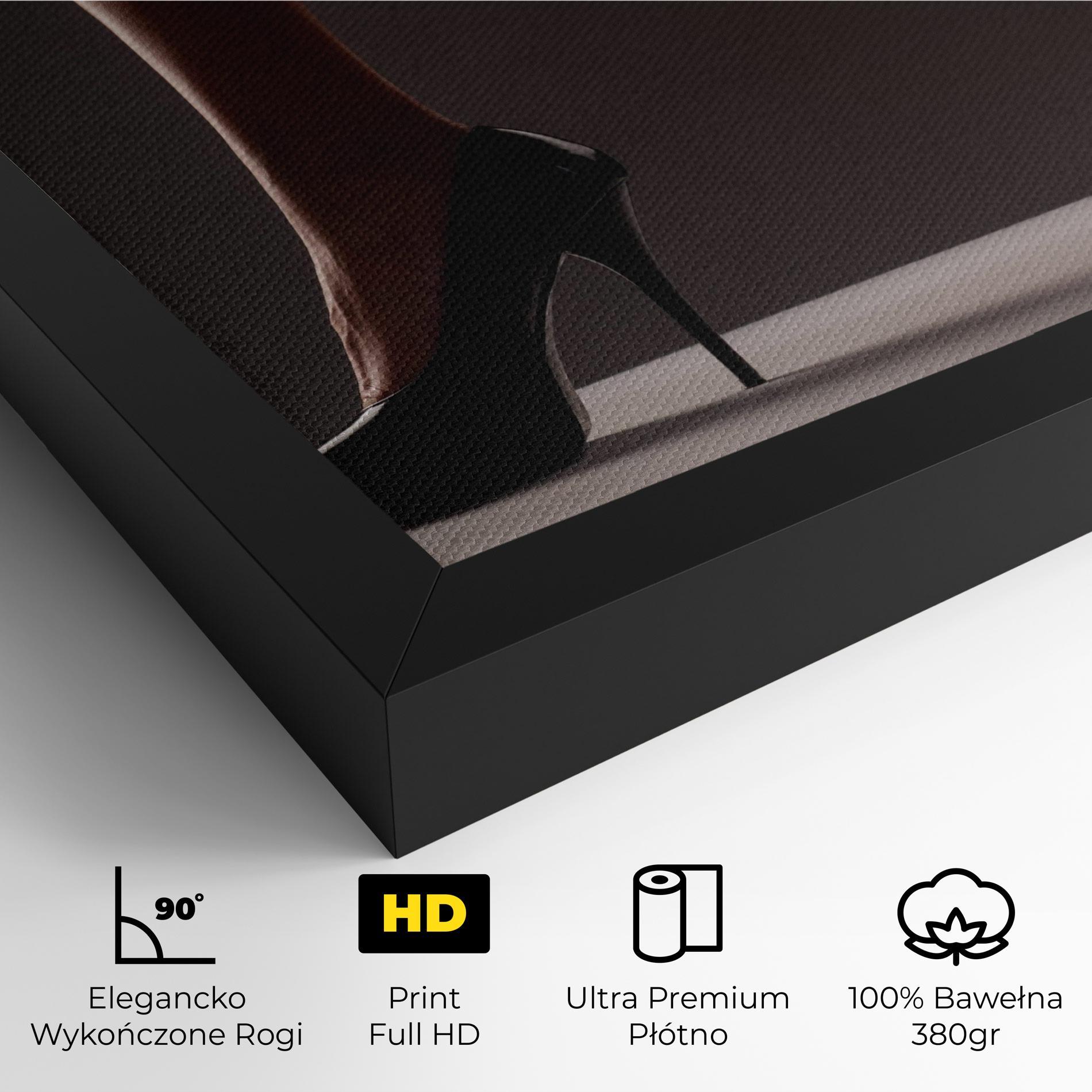 Obraz na Płótnie Black High Heels mockup 4