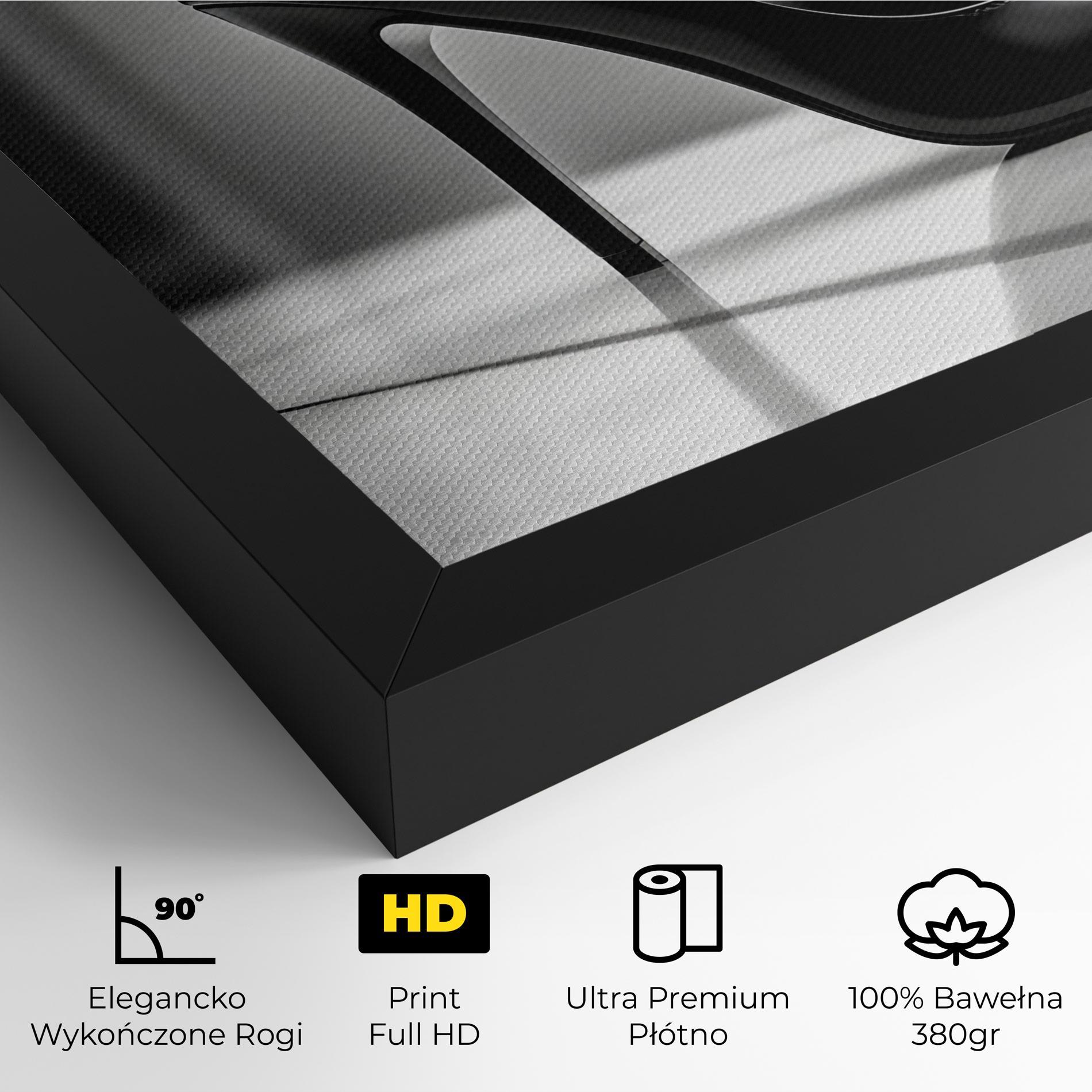 Obraz na Płótnie Black Unique Design mockup 4