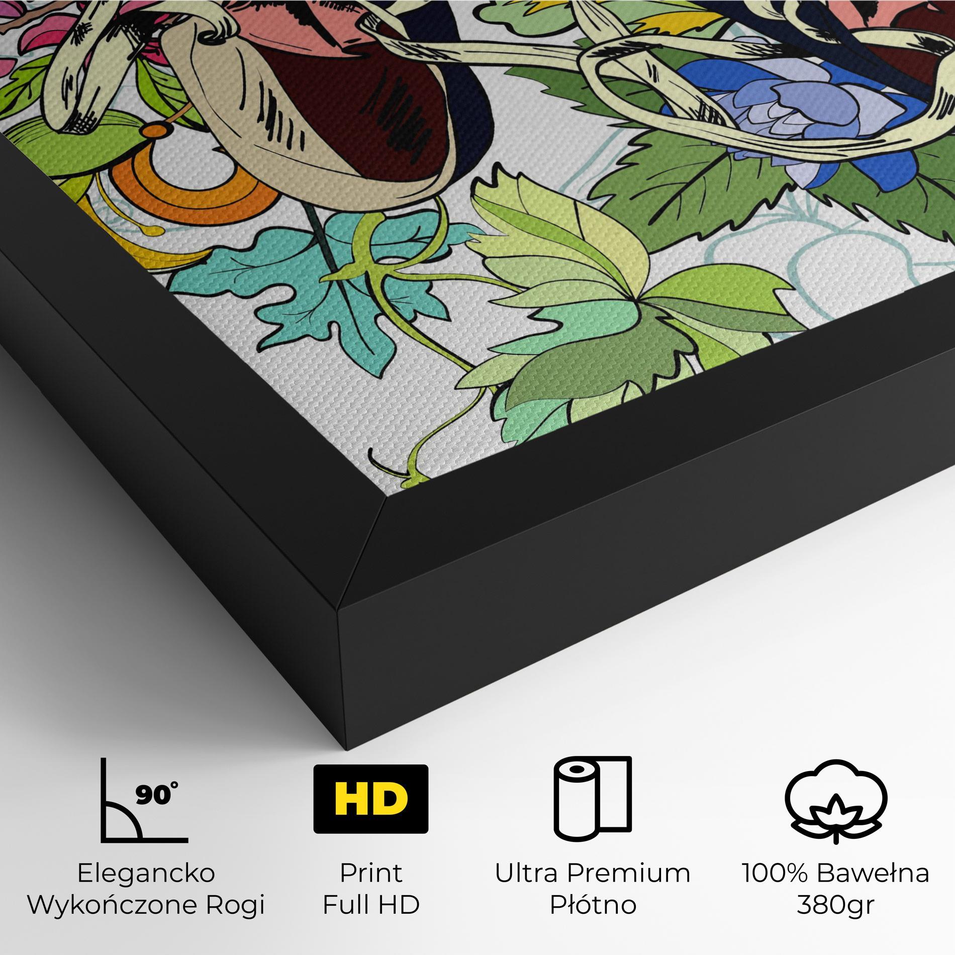 Obraz na Płótnie Flower Shoes mockup 4