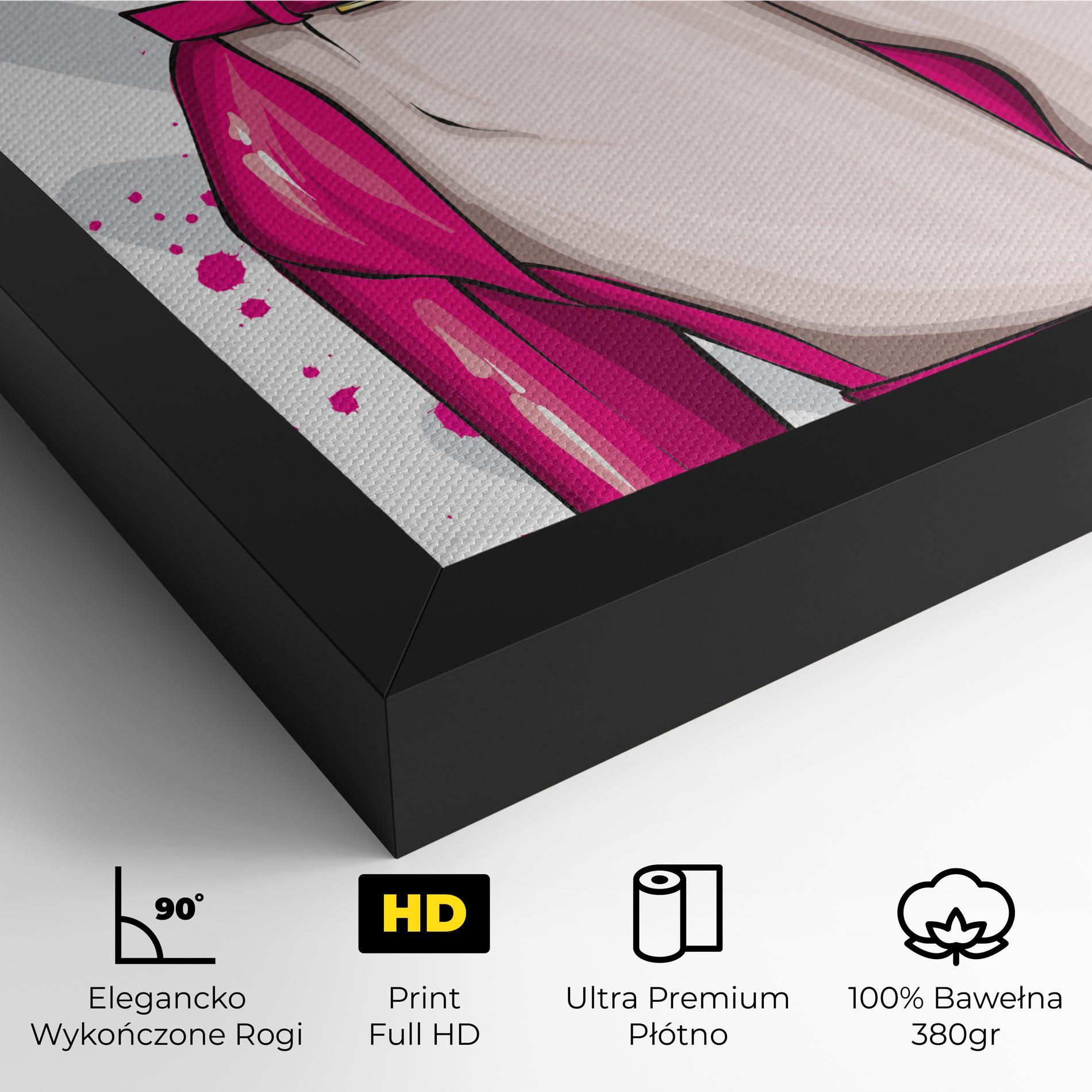 Obraz na Płótnie Green Nails mockup 4