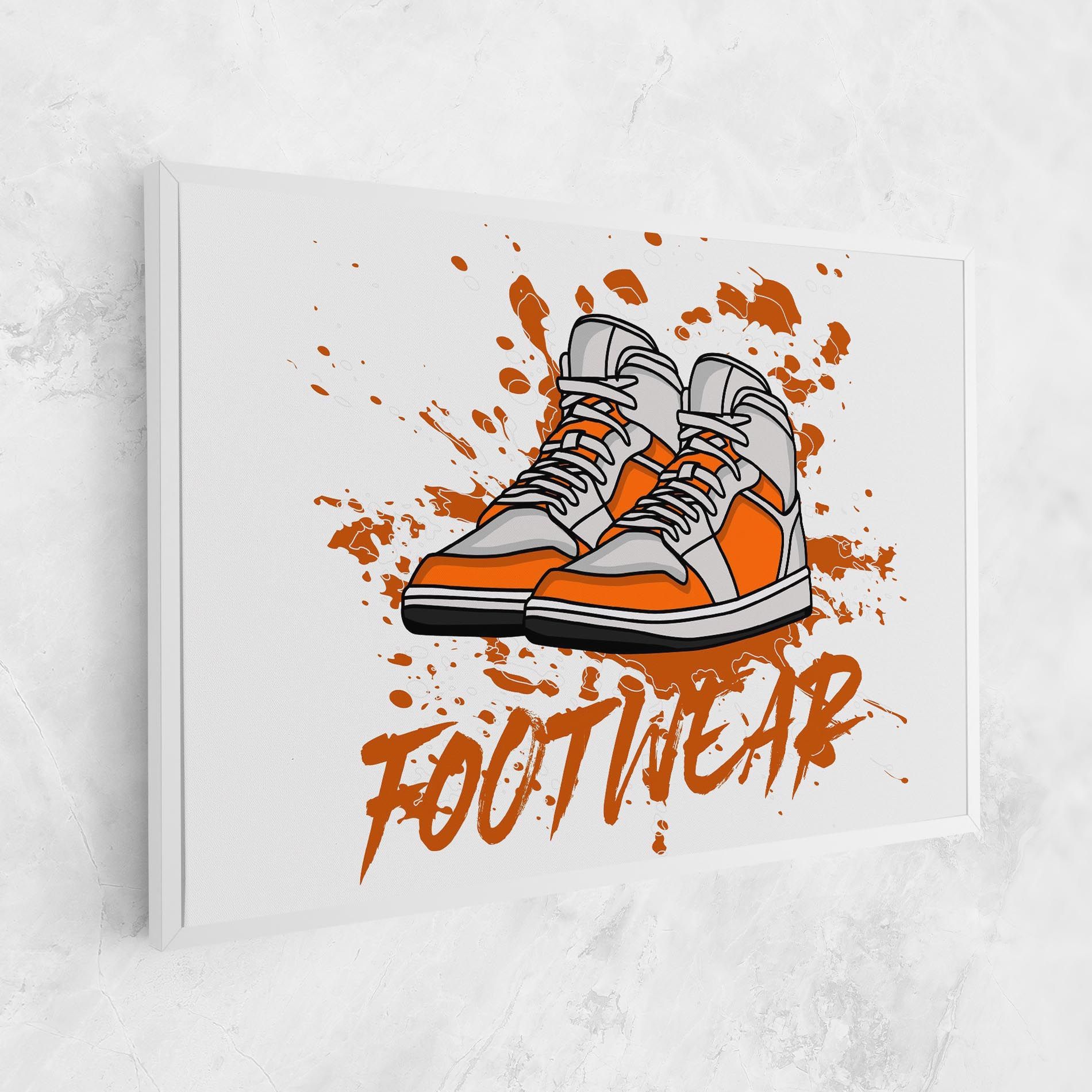 Orange Footwear mockup 1