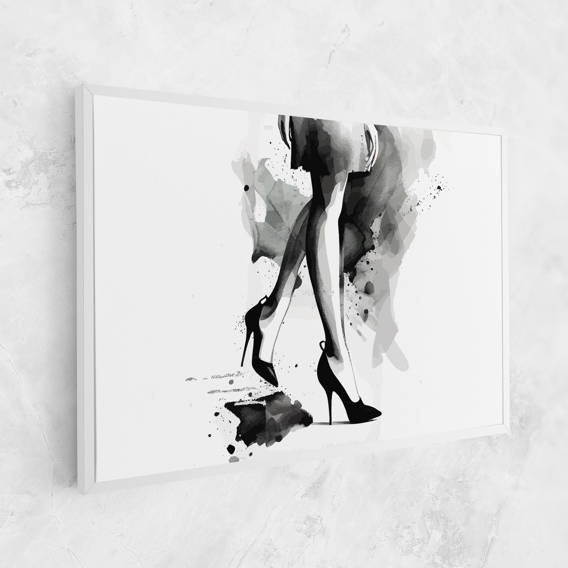 Watercolor Shoes mockup 1