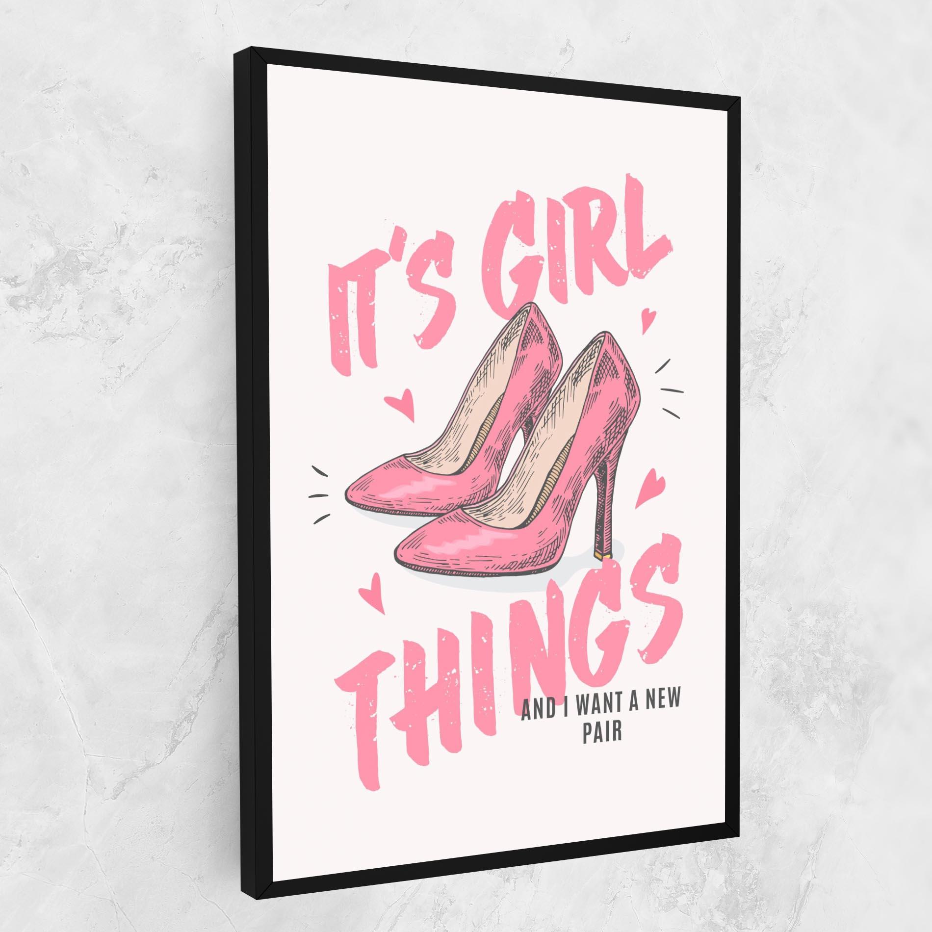 Obraz na Płótnie Girl Things mockup 1