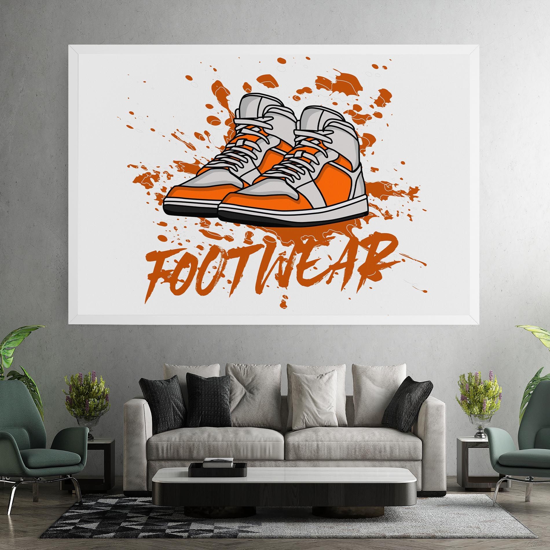 Orange Footwear mockup 7