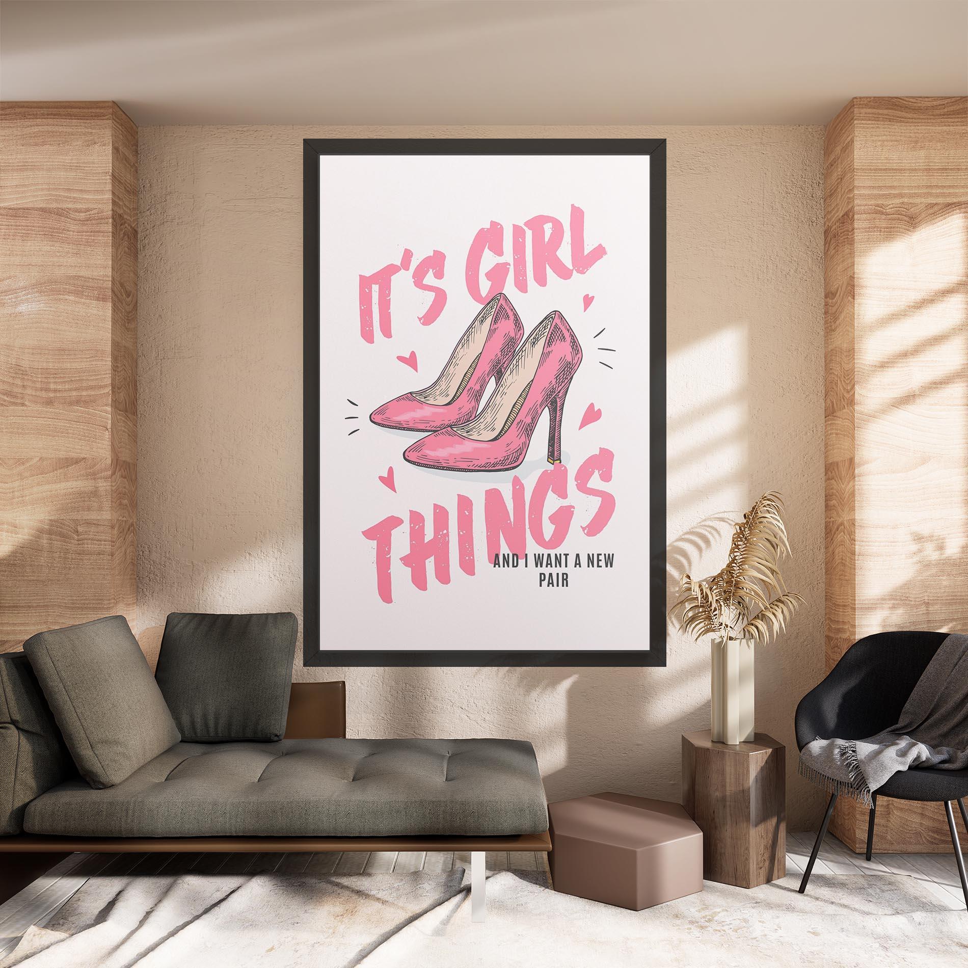 Obraz na Płótnie Girl Things mockup 8