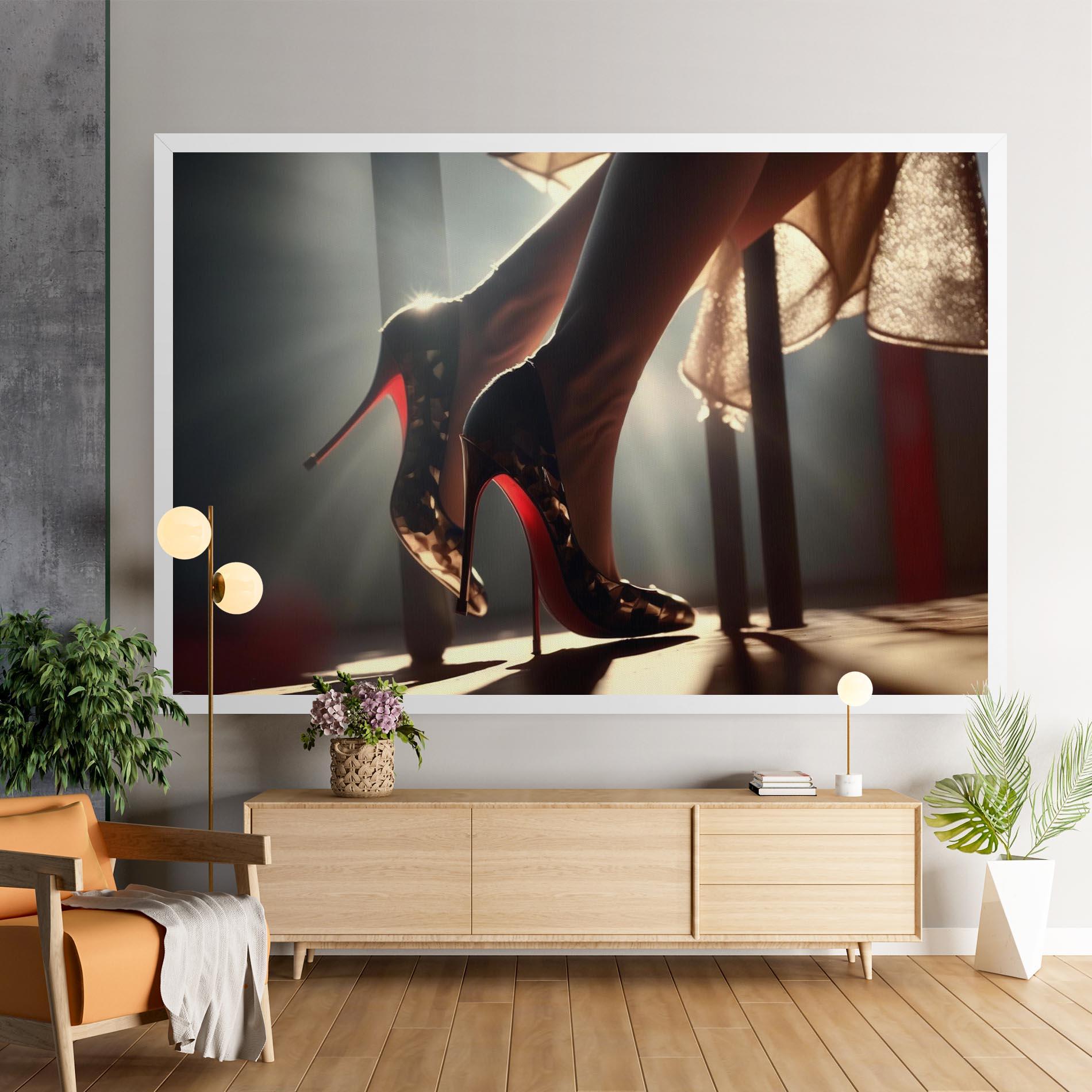 Obraz na Płótnie Heels In The Sun mockup 9