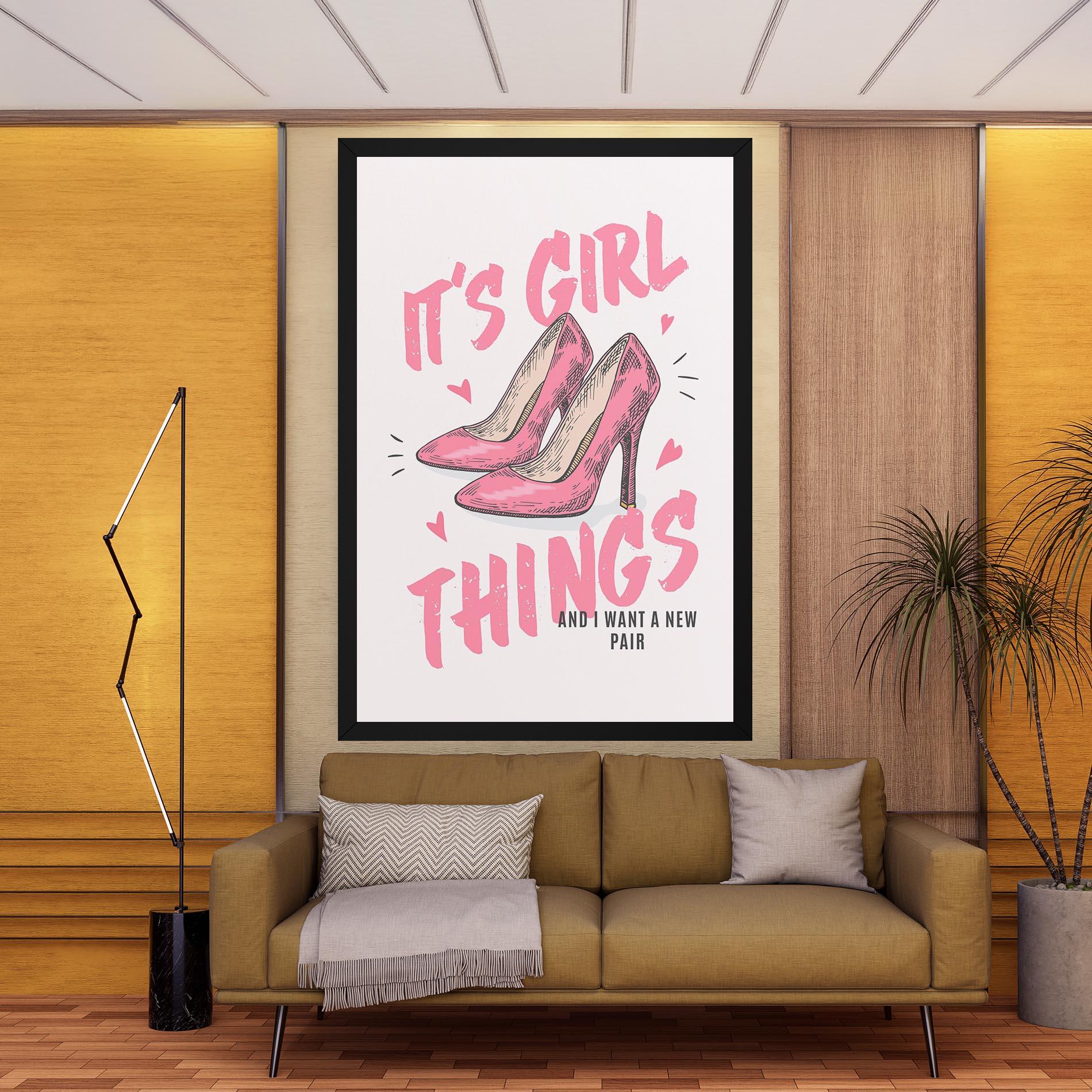 Obraz na Płótnie Girl Things mockup 9