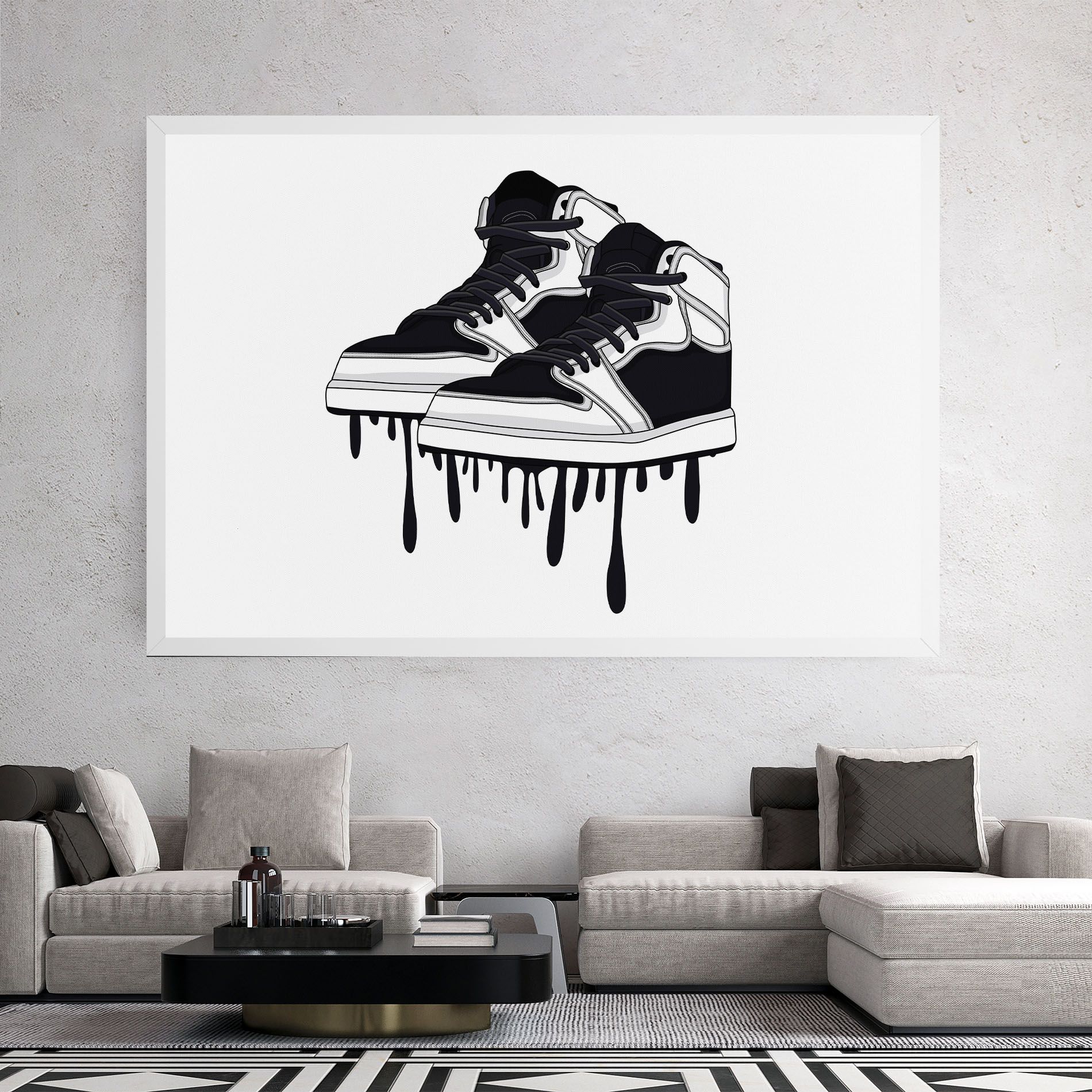 Black White Shoes mockup 2
