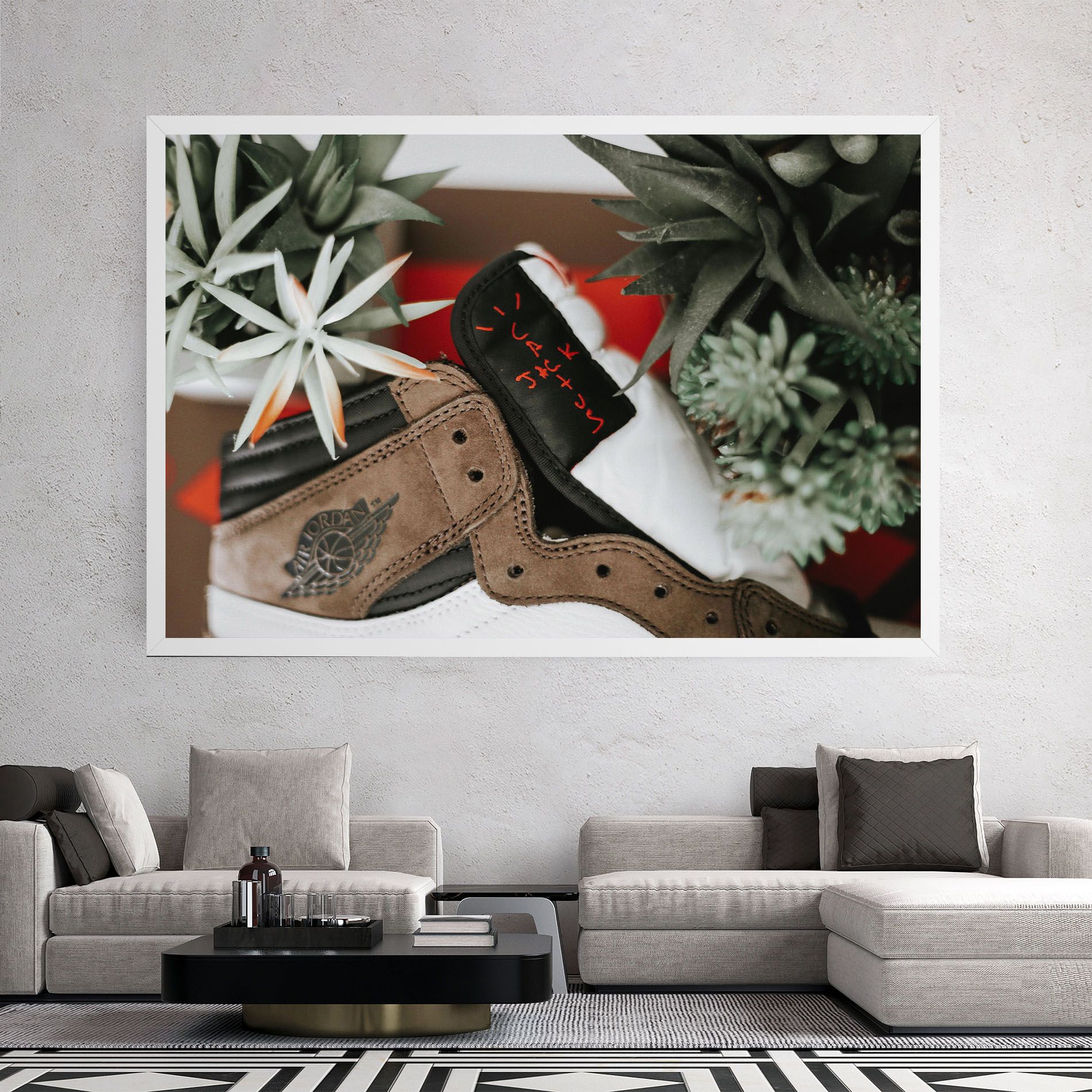Brown Air Jordan mockup 2
