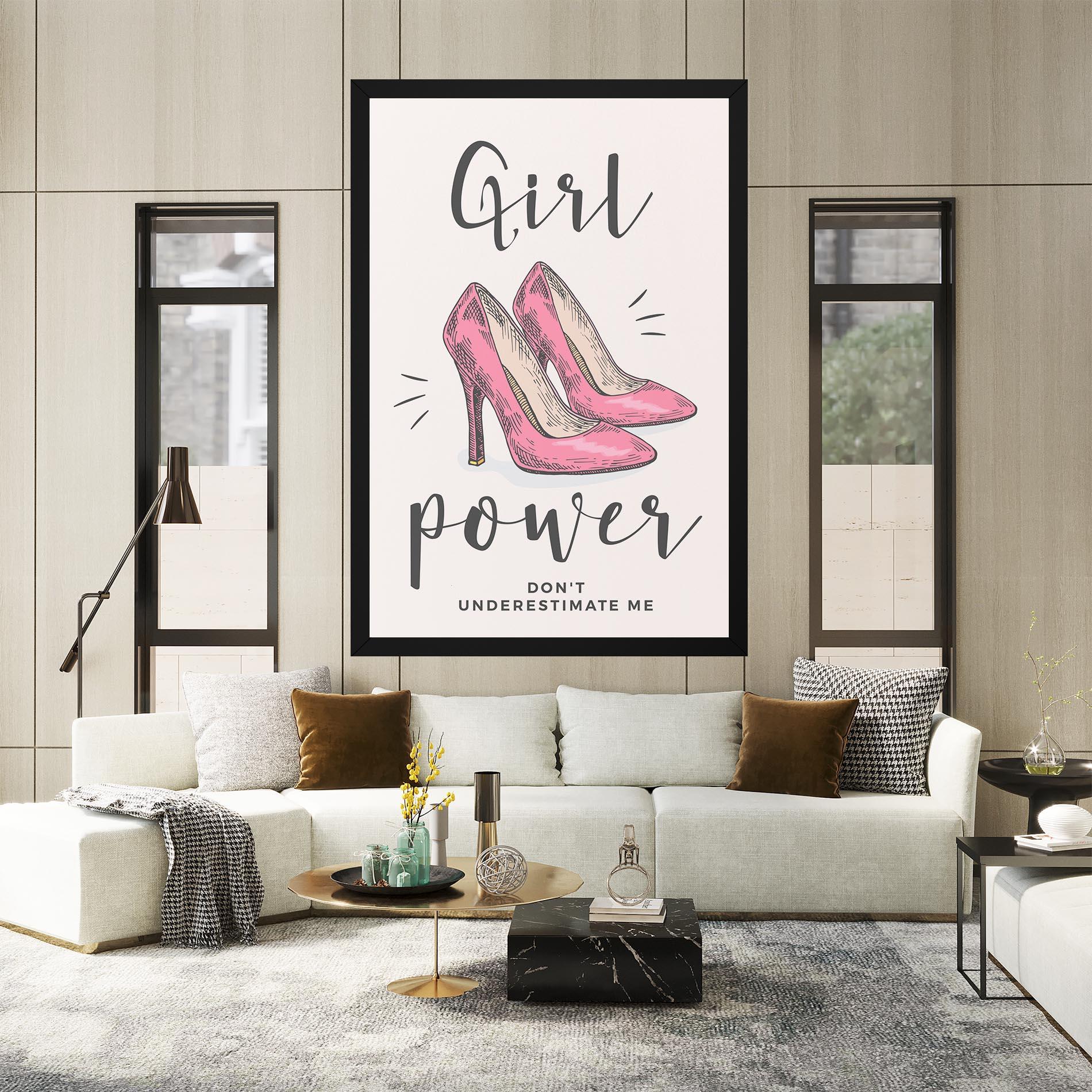Obraz na Płótnie Girl Power mockup 2
