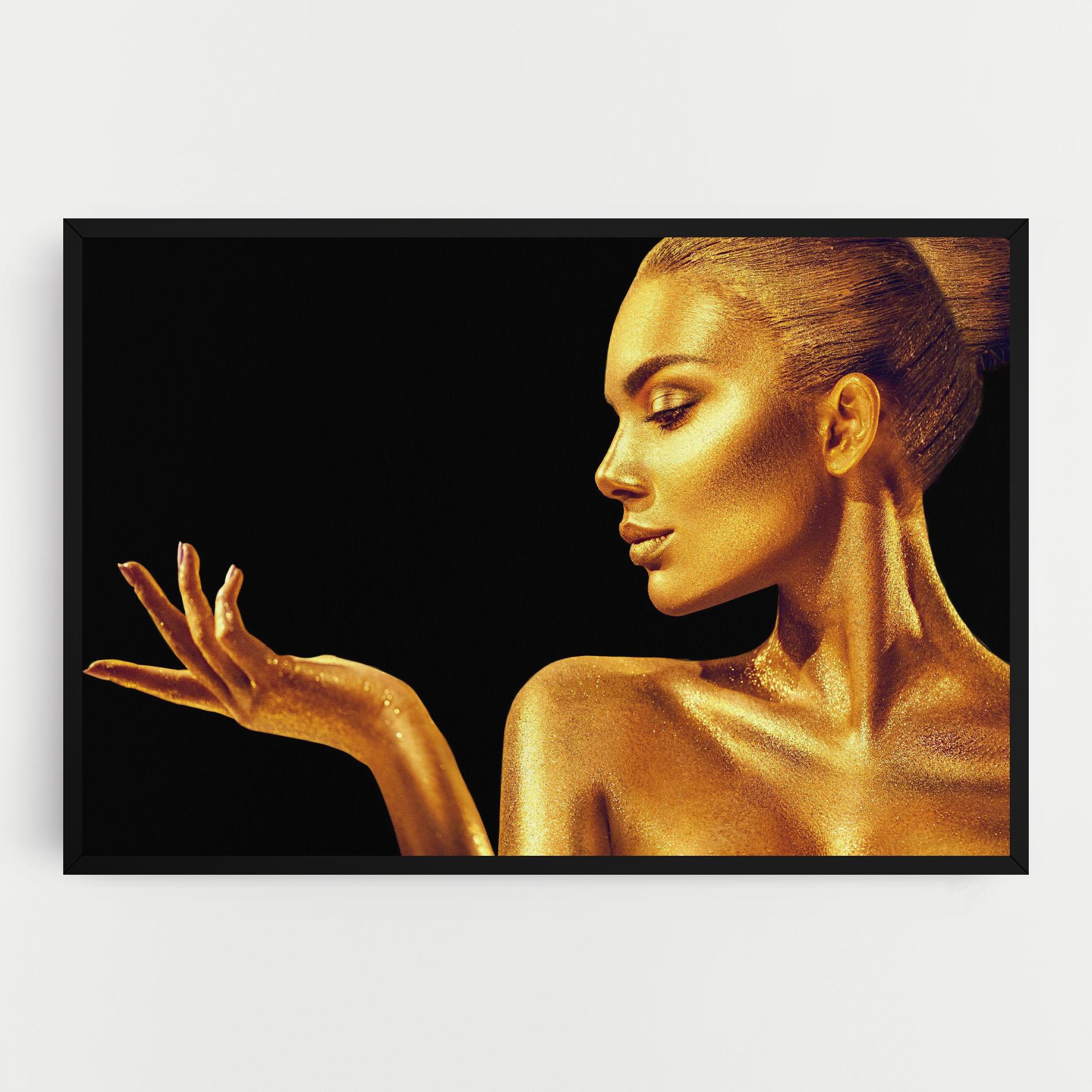 Obraz na Płótnie Golden Glamour mockup 0