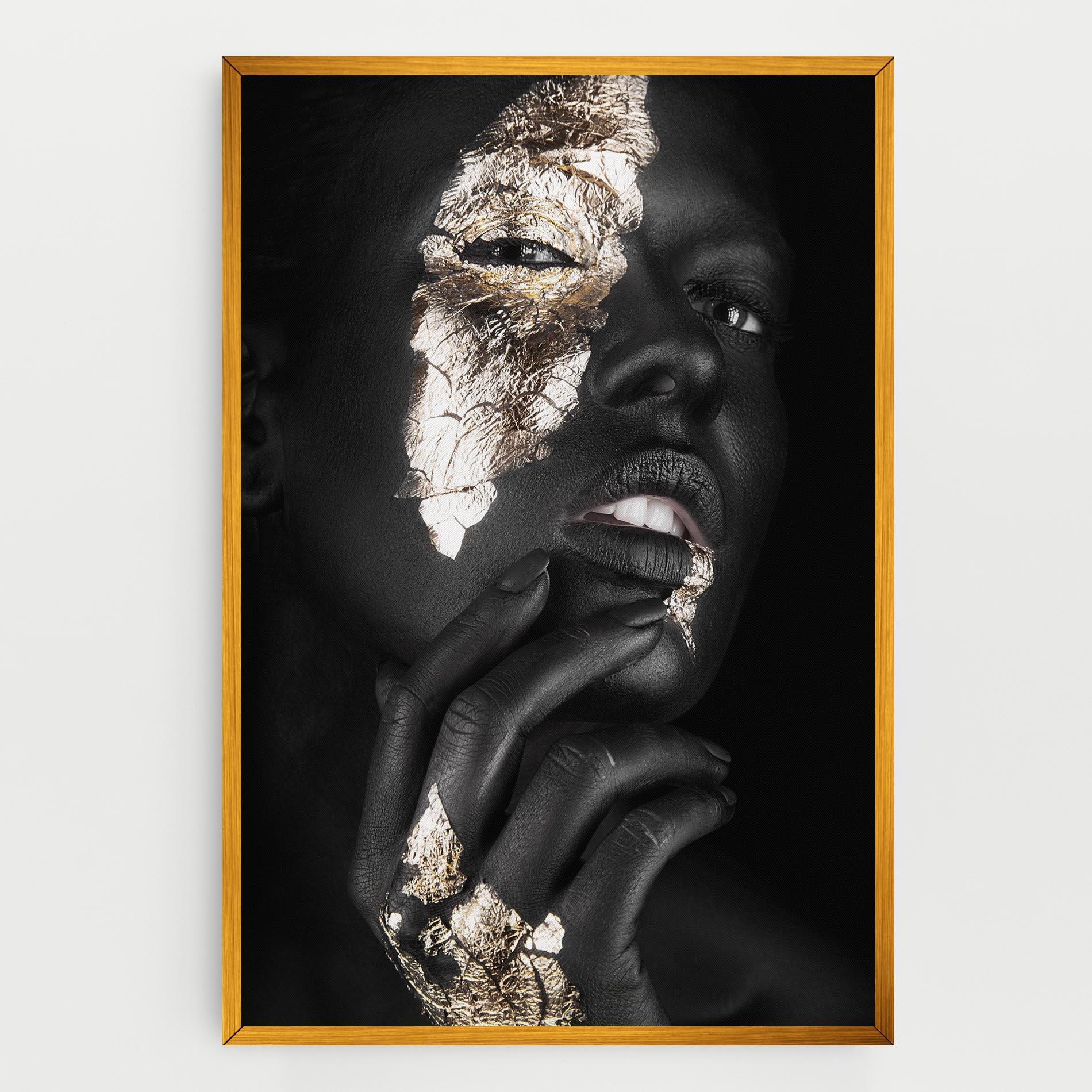 Obraz na Płótnie Golden Posture mockup 0