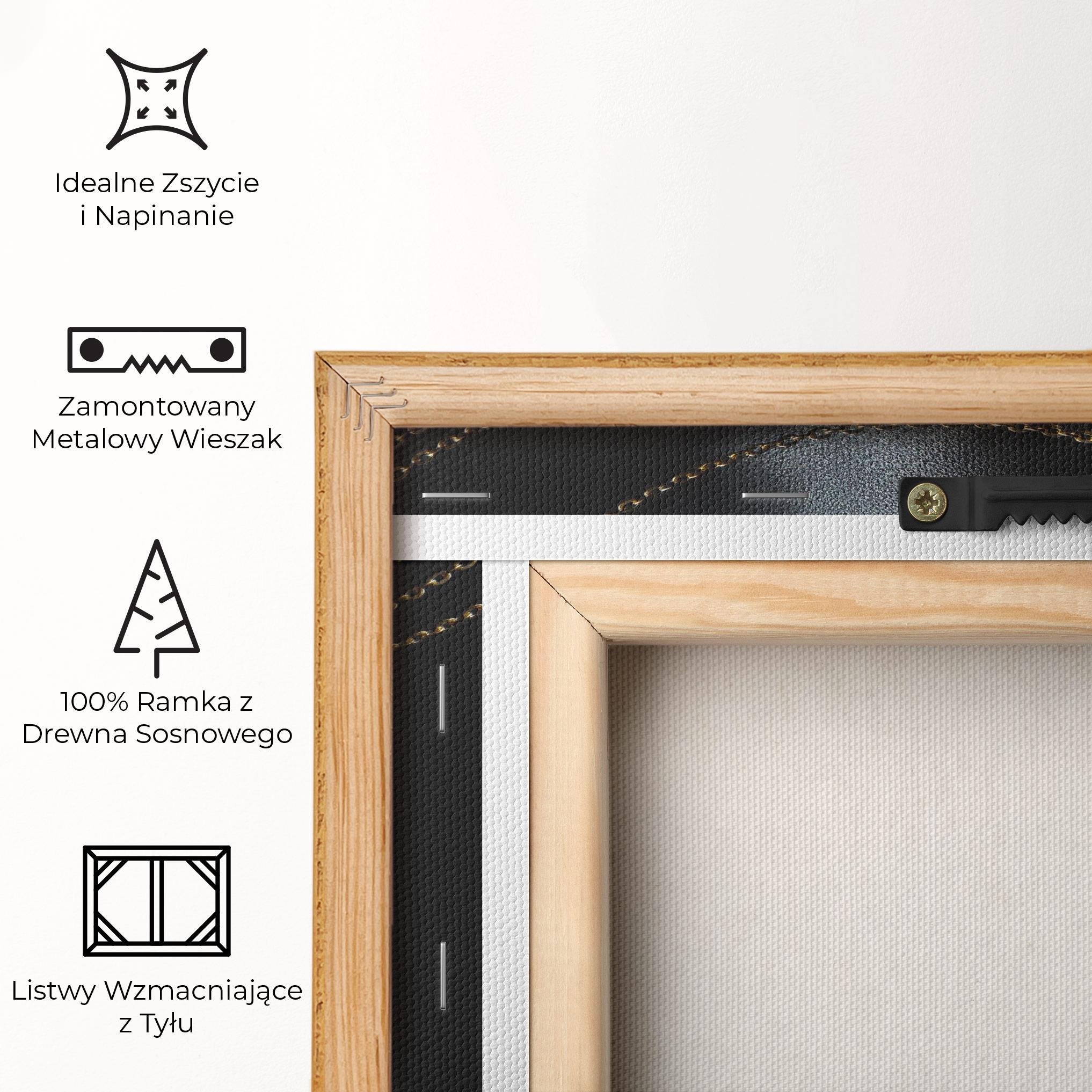 Obraz na Płótnie Gold Chain Woman mockup 5