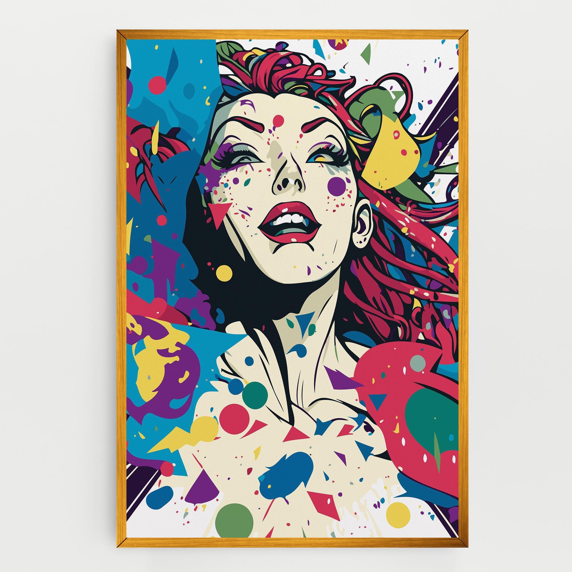 Obraz na Płótnie Fictional Woman mockup 0