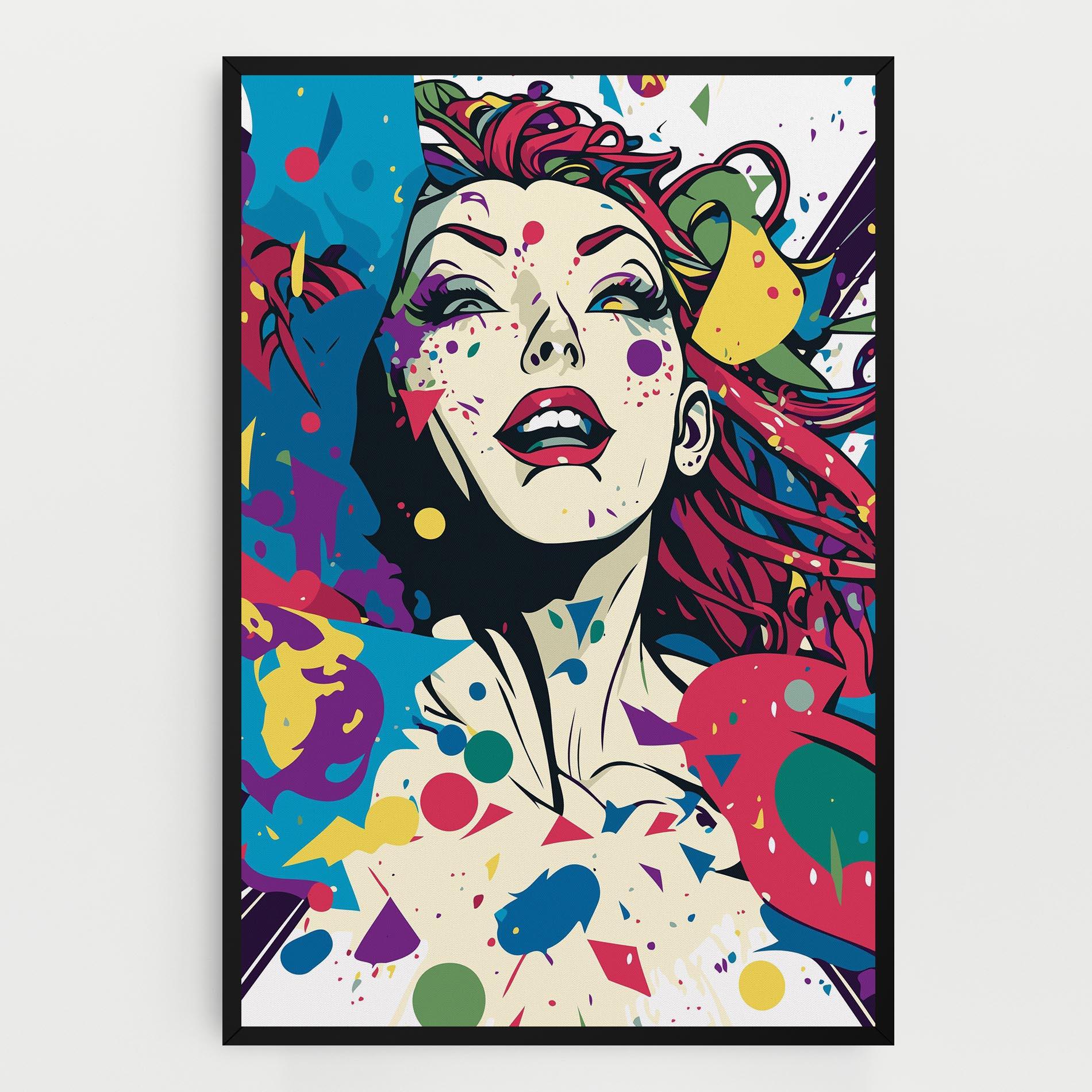 Obraz na Płótnie Fictional Woman mockup 0