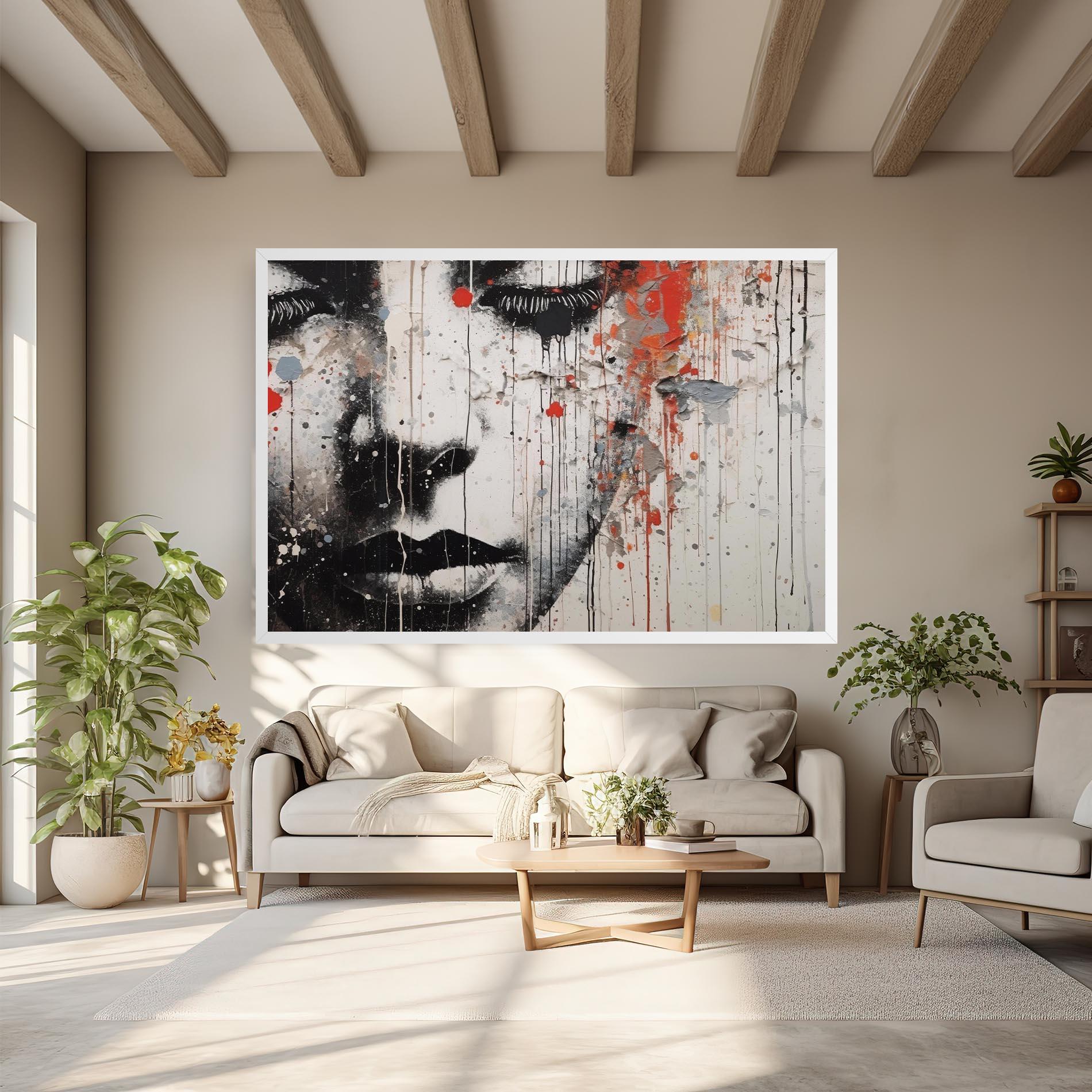 Obraz na Płótnie Ink Street Graffiti mockup 6