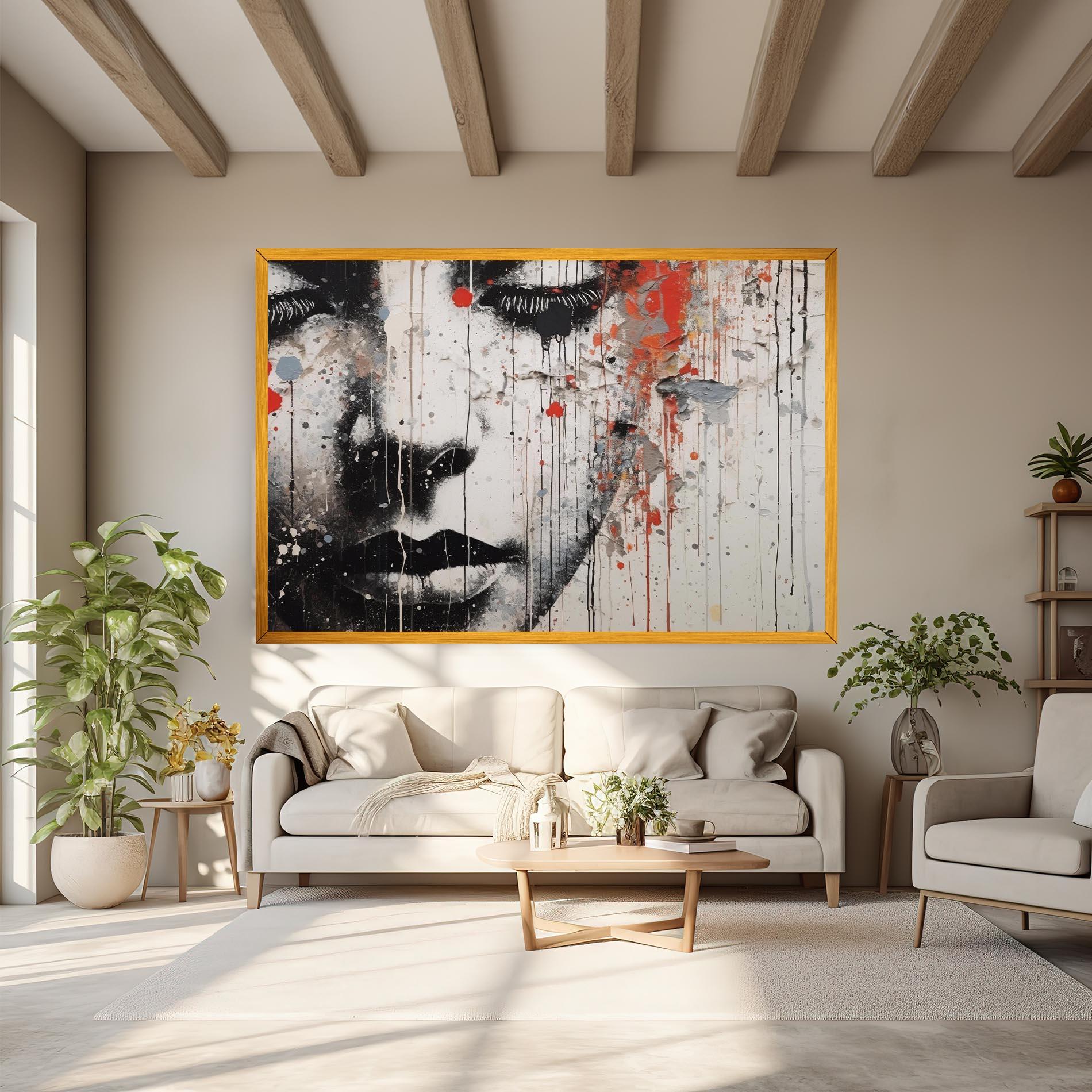 Obraz na Płótnie Ink Street Graffiti mockup 6