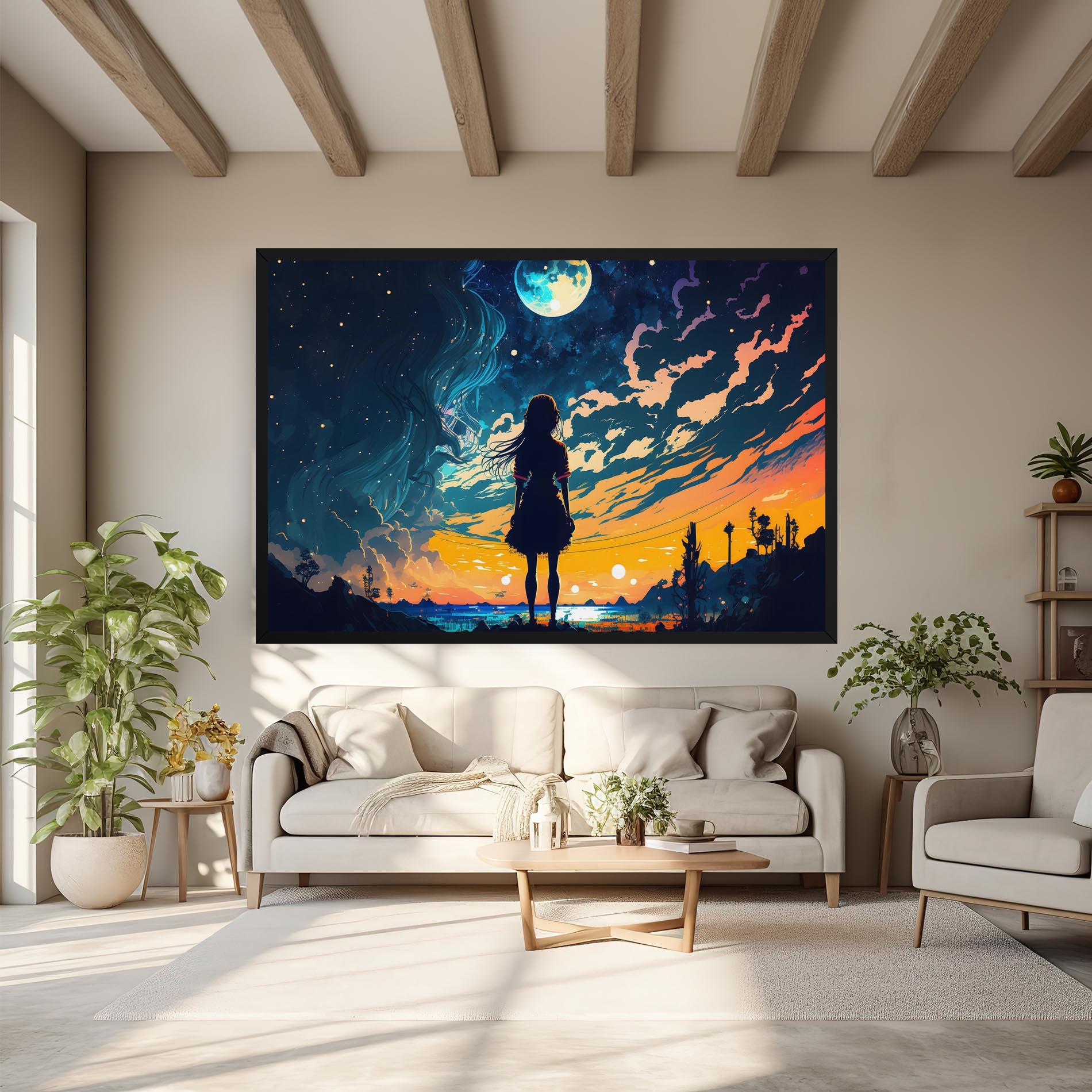 Obraz na Płótnie Mystical Woman Fairytale mockup 6