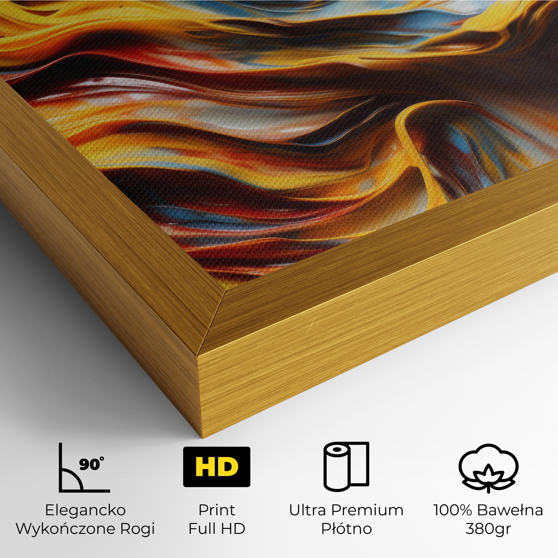 Obraz na Płótnie Painted Woman mockup 4