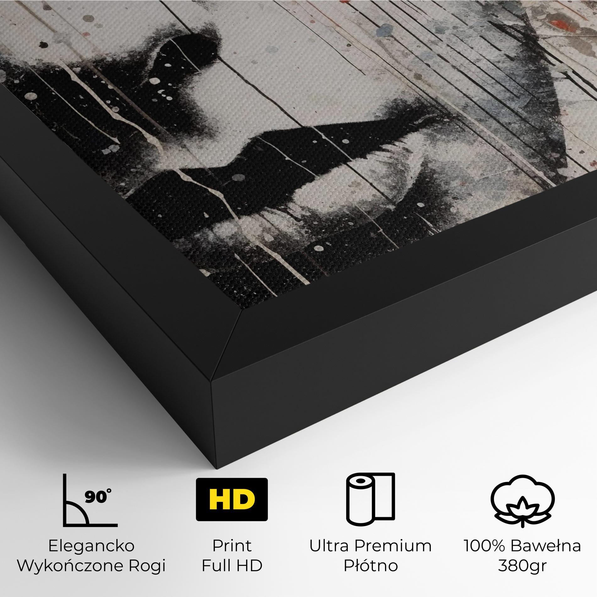 Obraz na Płótnie Ink Street Graffiti mockup 4