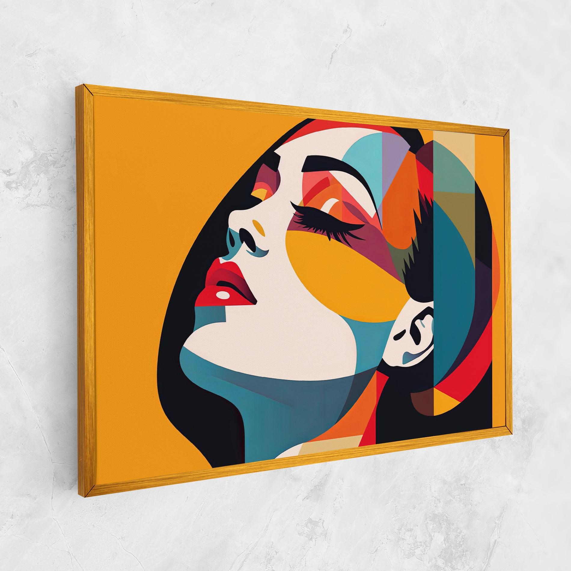 Obraz na Płótnie Dreamy Yellow Female mockup 1